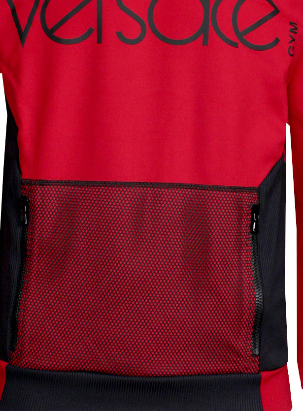 Versace Round Neck Sweatshirt in red and black – view 3 of 3