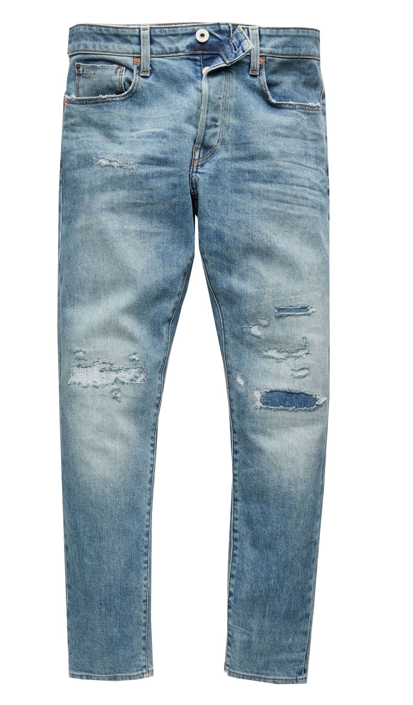 G-Star RAW 3301 Slim Japanese Denim in light blue – view 1 of 3