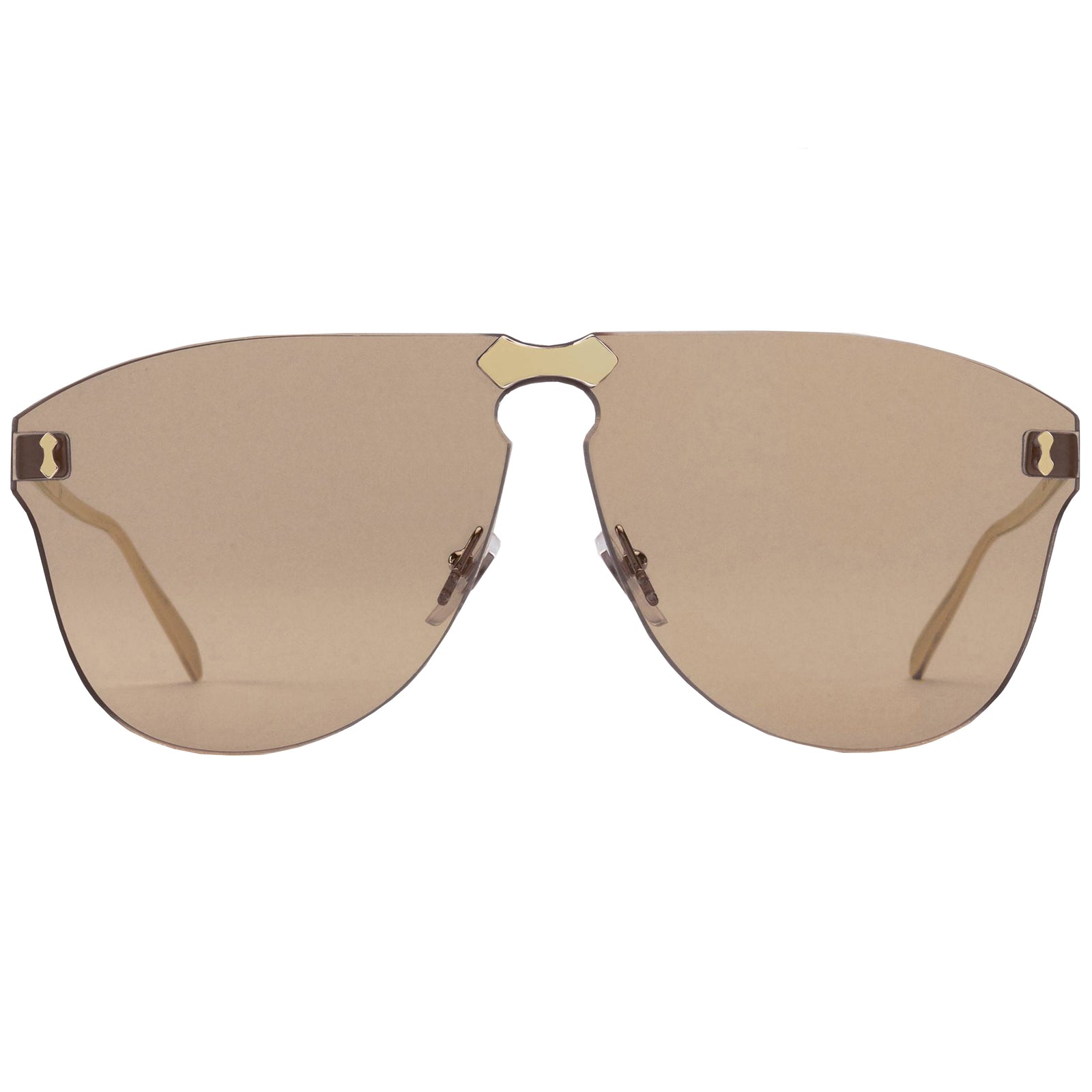 GUCCI aviator rimless sunglasses