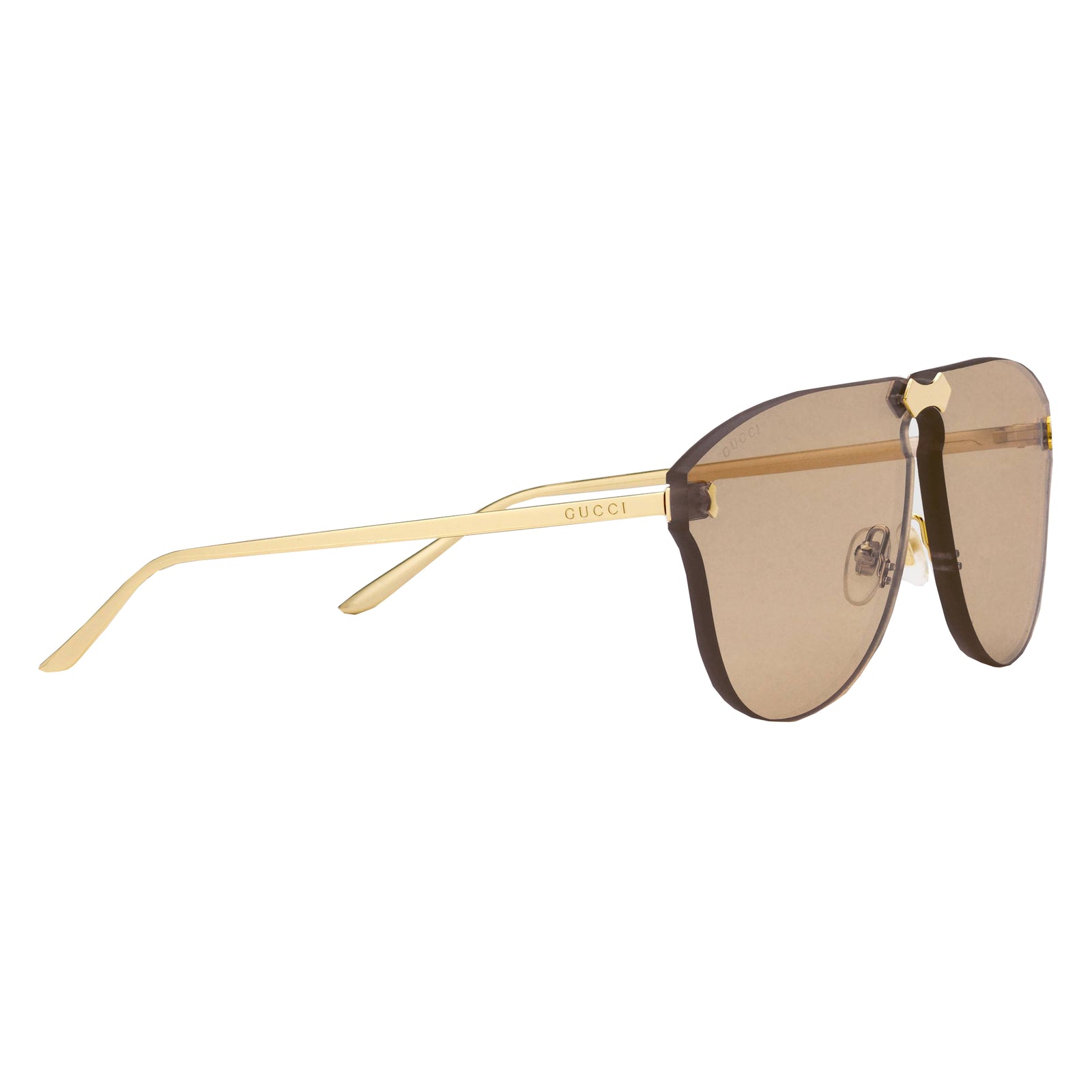 GUCCI aviator rimless sunglasses — alternate view