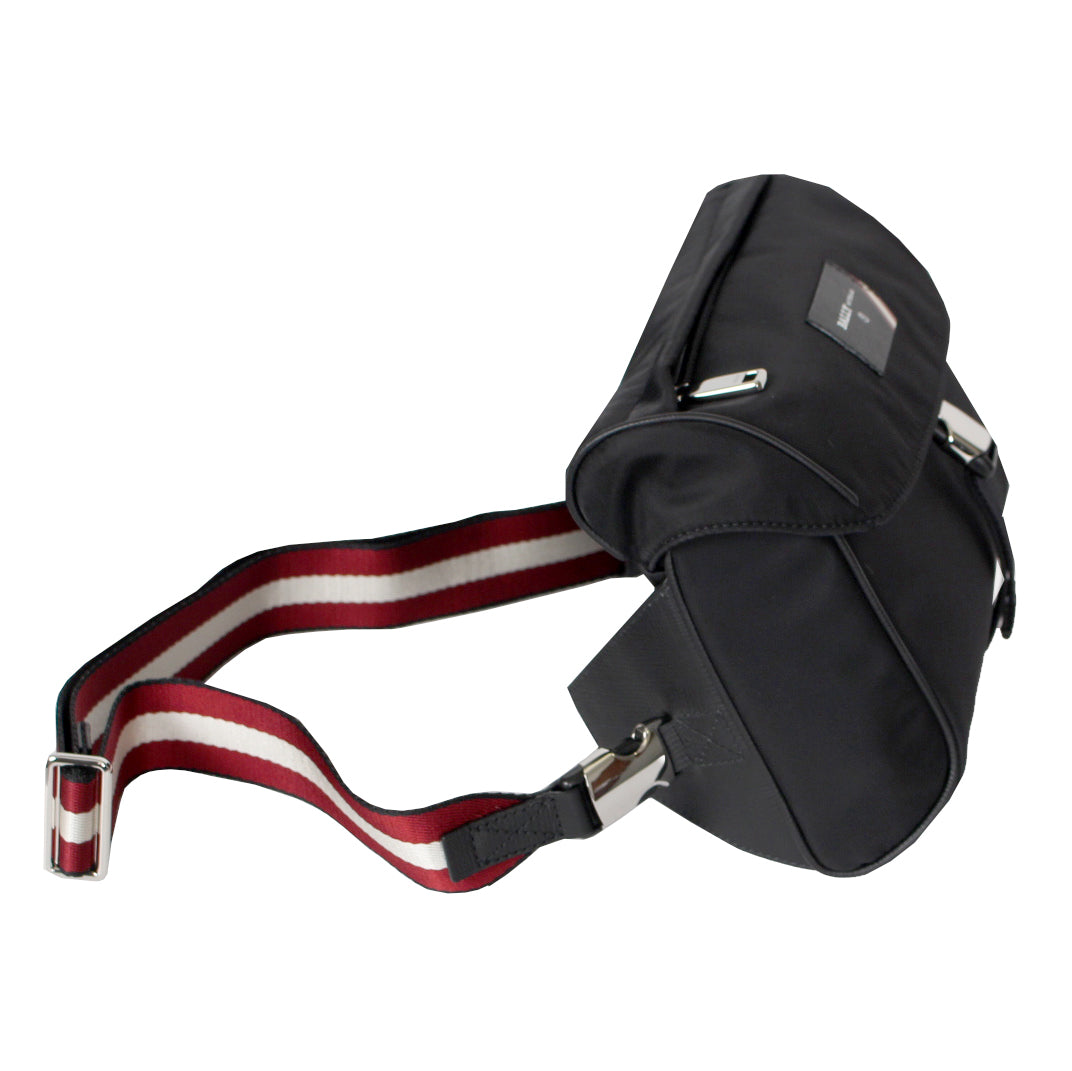 Unisex Nylon Falkon Bag-Black