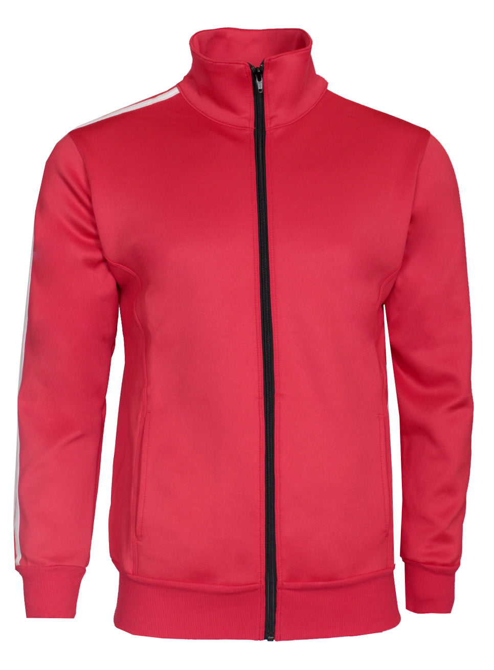 Robin's Jean Red and White Stripe Track Suit in red – view 3 of 6