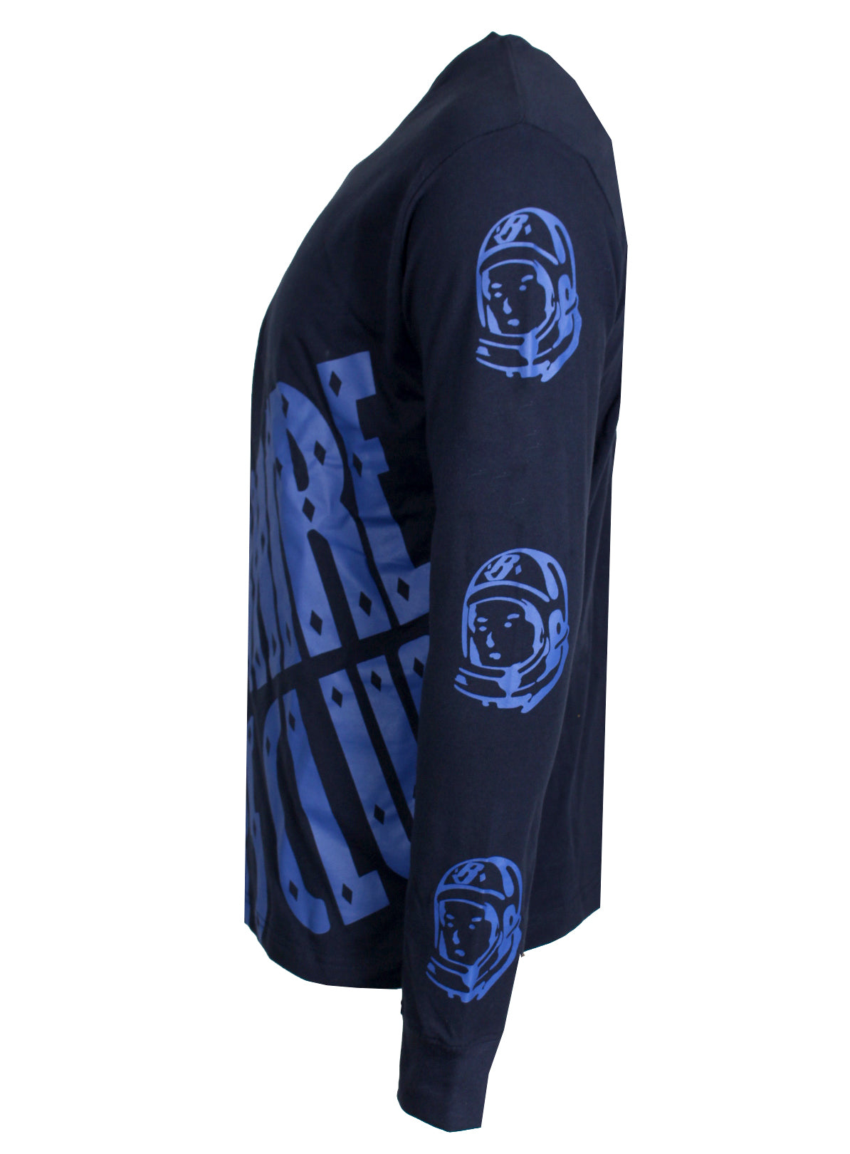 Billionaire Boys Club men's BBC Crossfit long sleeve crewneck knit in navy
