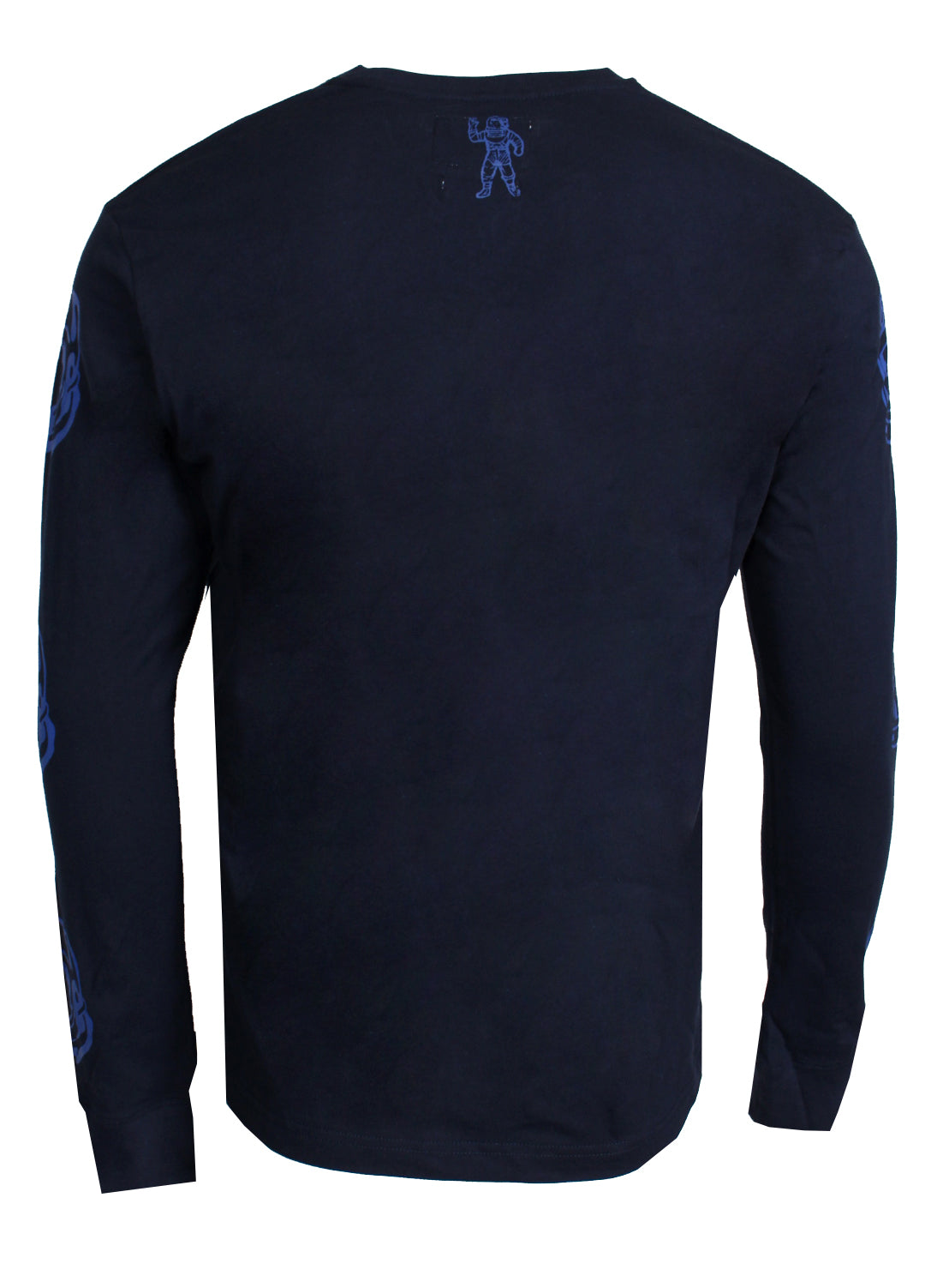 Billionaire Boys Club men's BBC Crossfit long sleeve crewneck knit in navy — alternate view 3