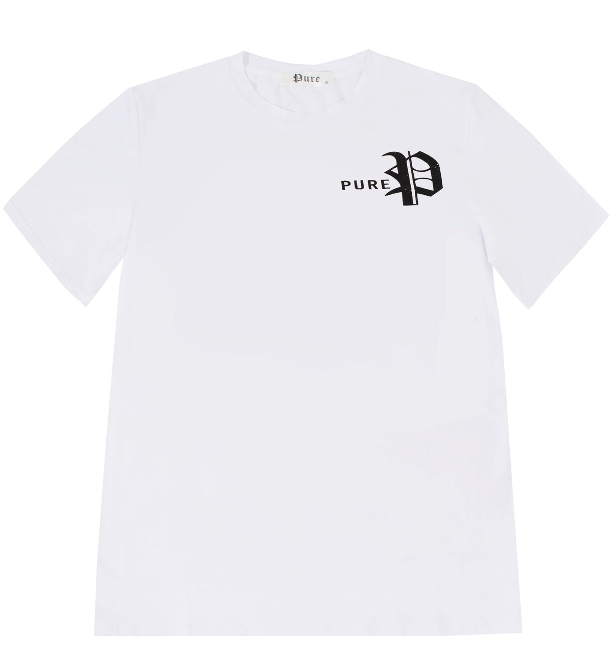 Pure Portrait Diamond Tee - White