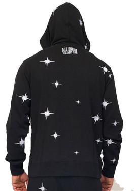 Men's Long Sleeve Stellar Hoodie-Black