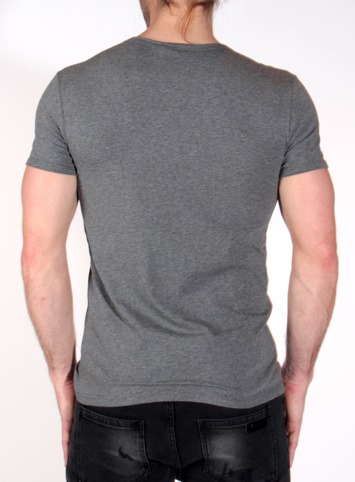 Versace Underwear V-Neck Tee - Grey