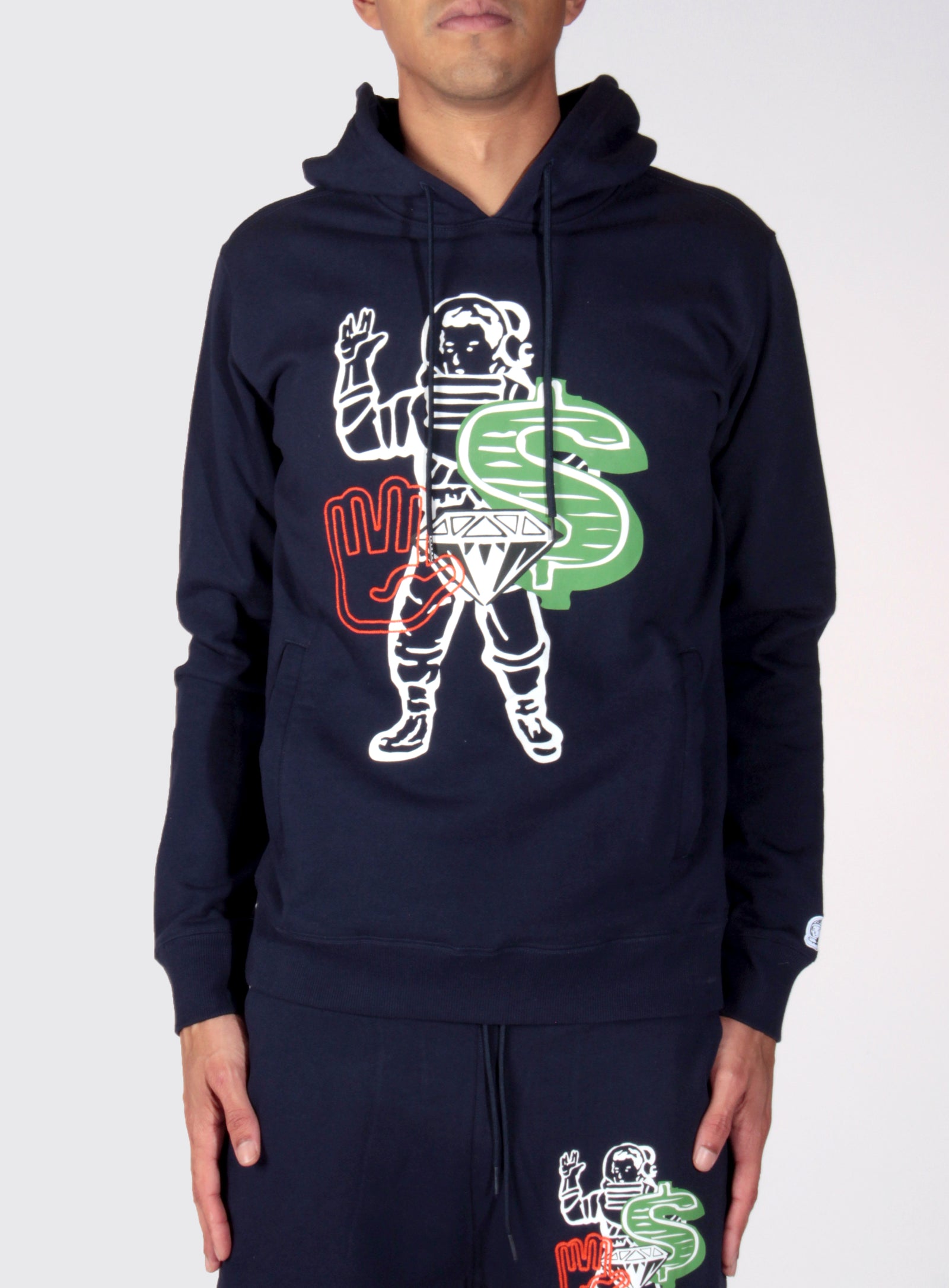 Billionaire Boys Club BB Icon Hoodie in Evening Blue – view 1 of 7