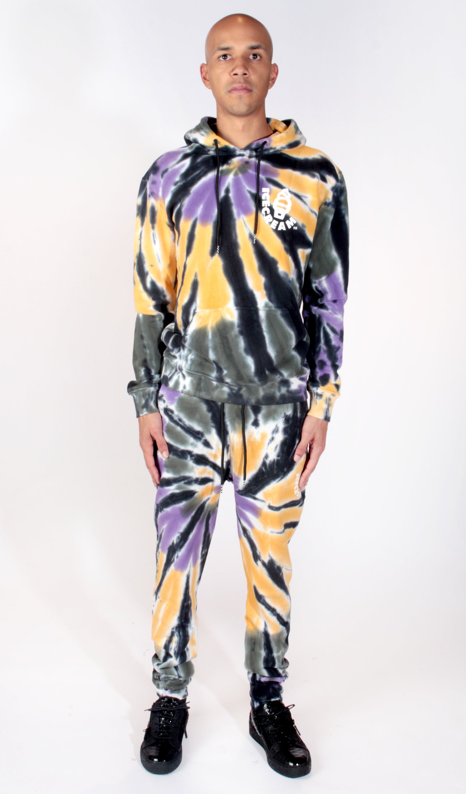 ICECREAM Erikson Hoodie in tie dye – view 9 of 9