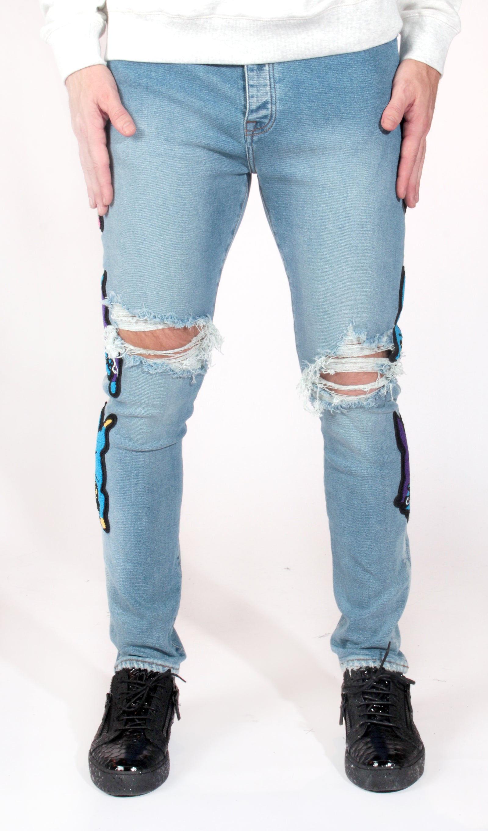 Icecream Bill Breaker Jean in medium wash blue – view 1 of 3