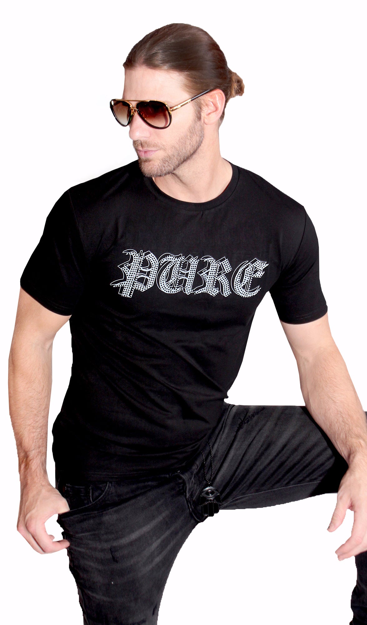 Pure Diamond Blueprint Tee in black – view 2 of 2