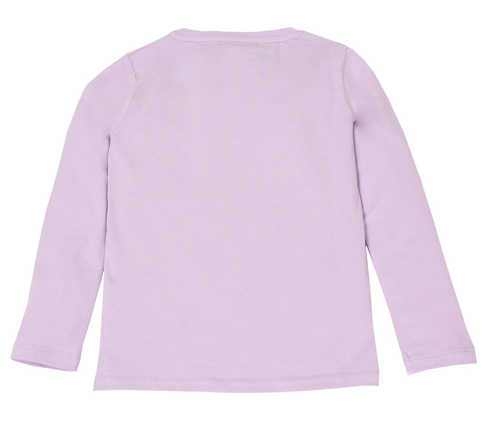 Young Versace Girls Long Sleeve Tee with Gel Floral in lilac – view 2 of 3
