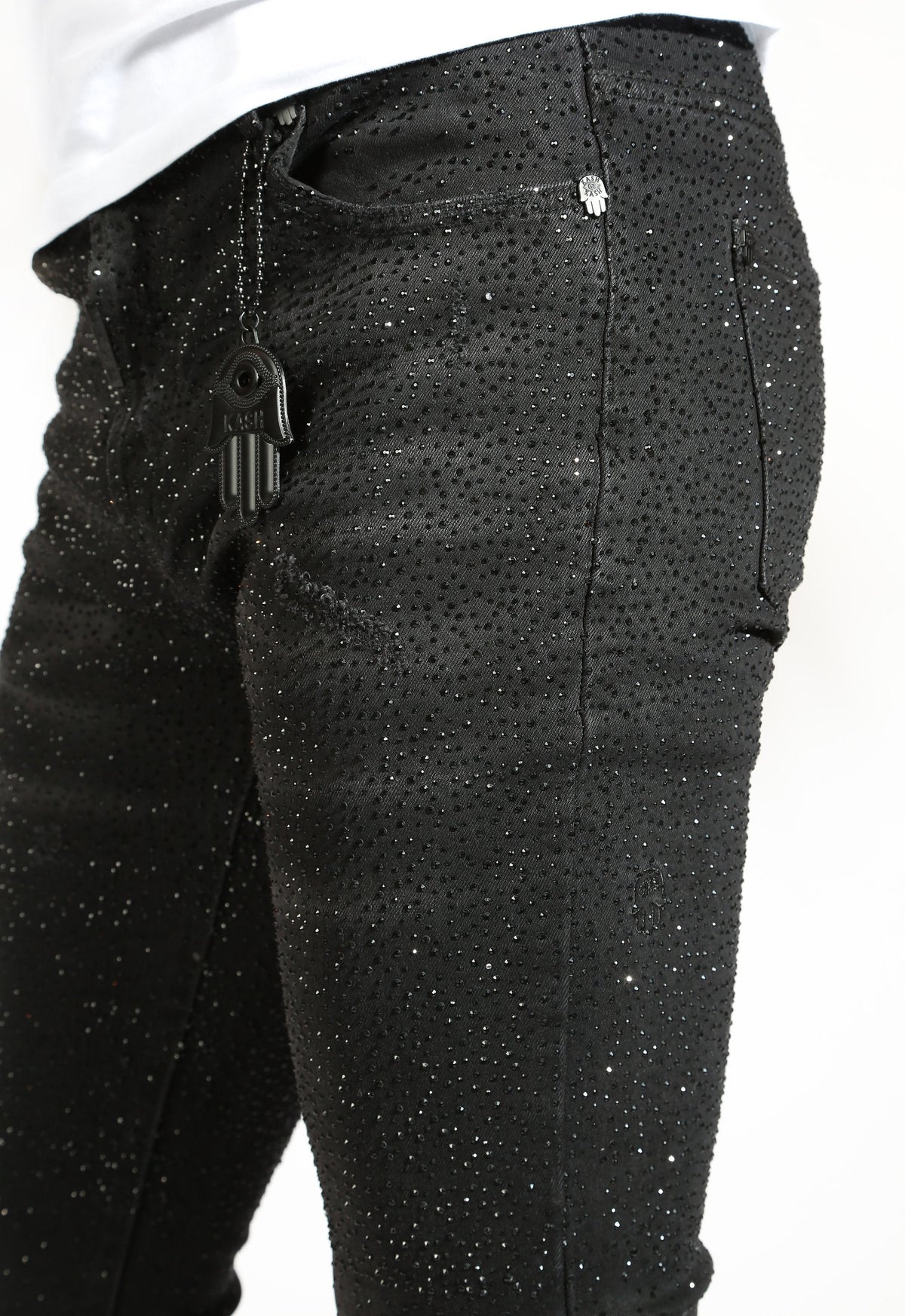 Kash Diamond Jeans - Black