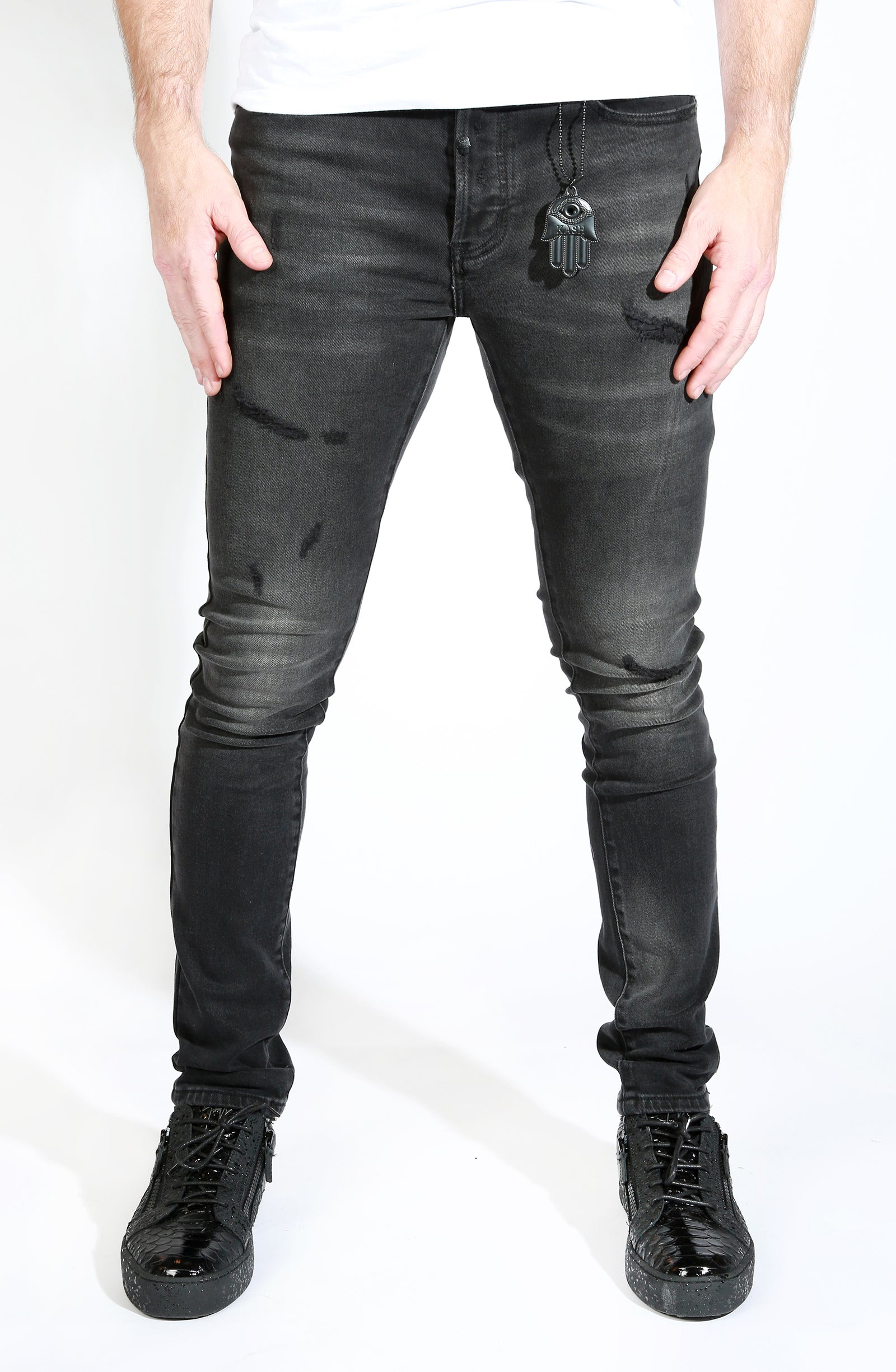Men's Black Kash Denim in black – view 3 of 8