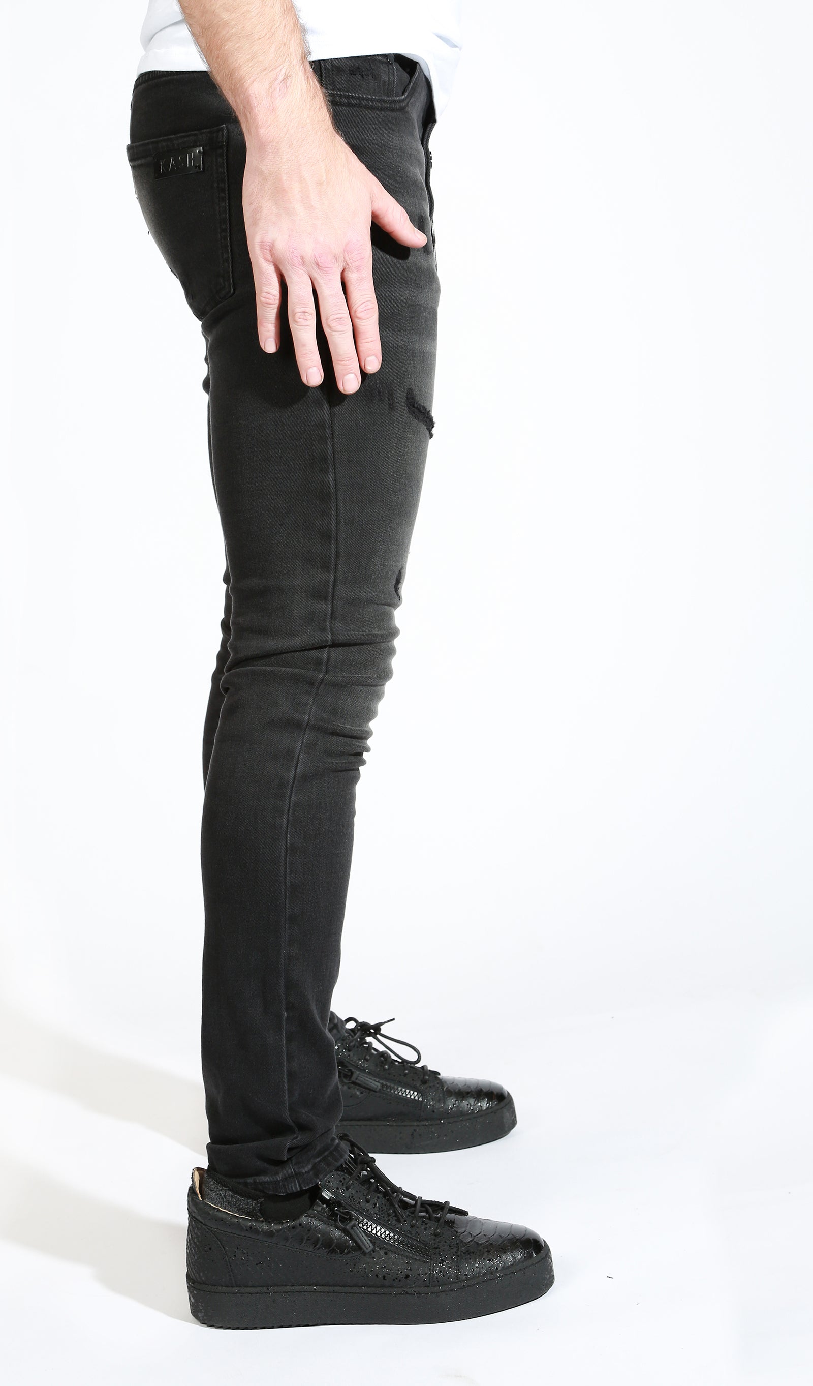 Men's Black Kash Denim in black – view 4 of 8