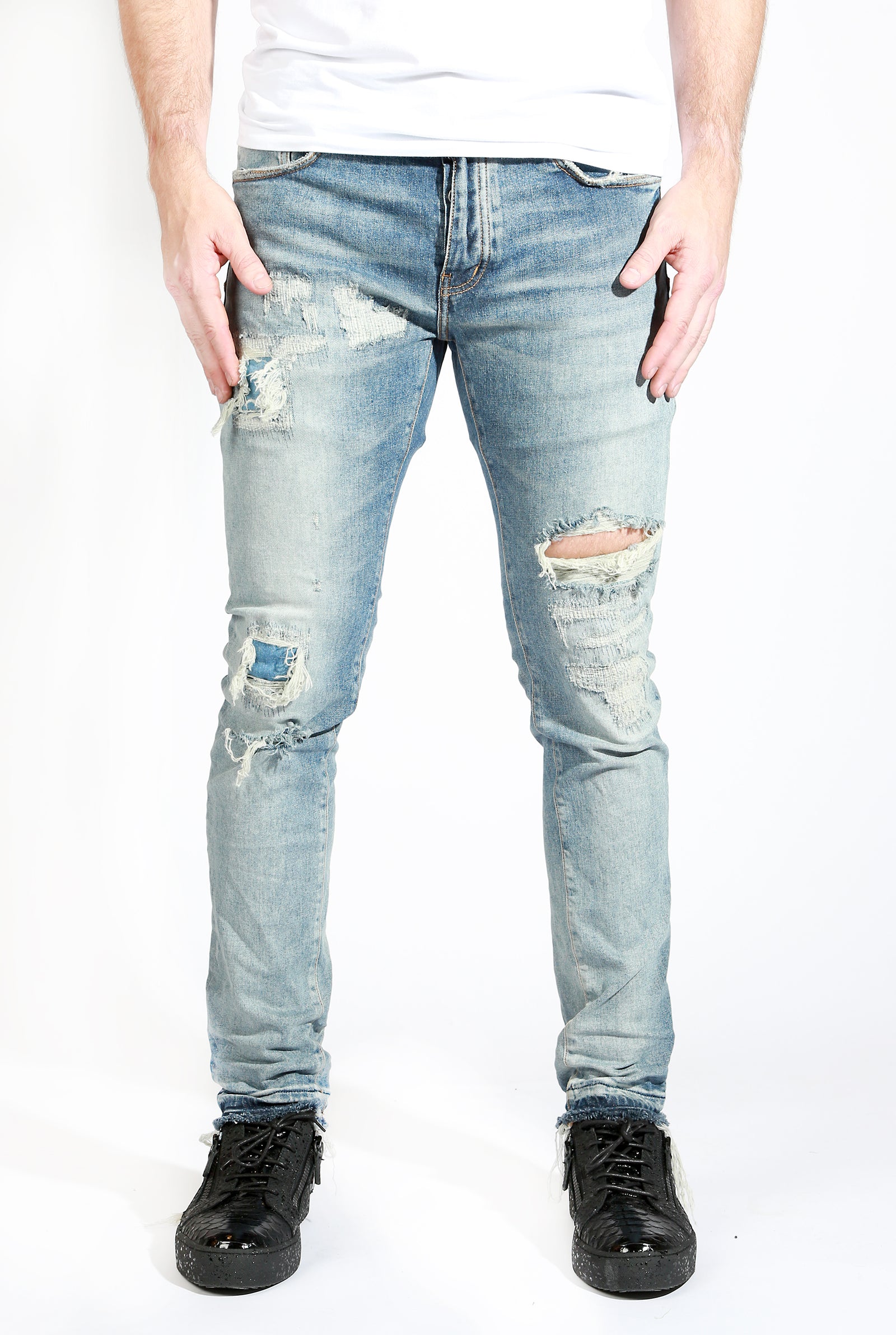 Purple Brand Four Pocket Indigo Jeans in indigo – view 1 of 3