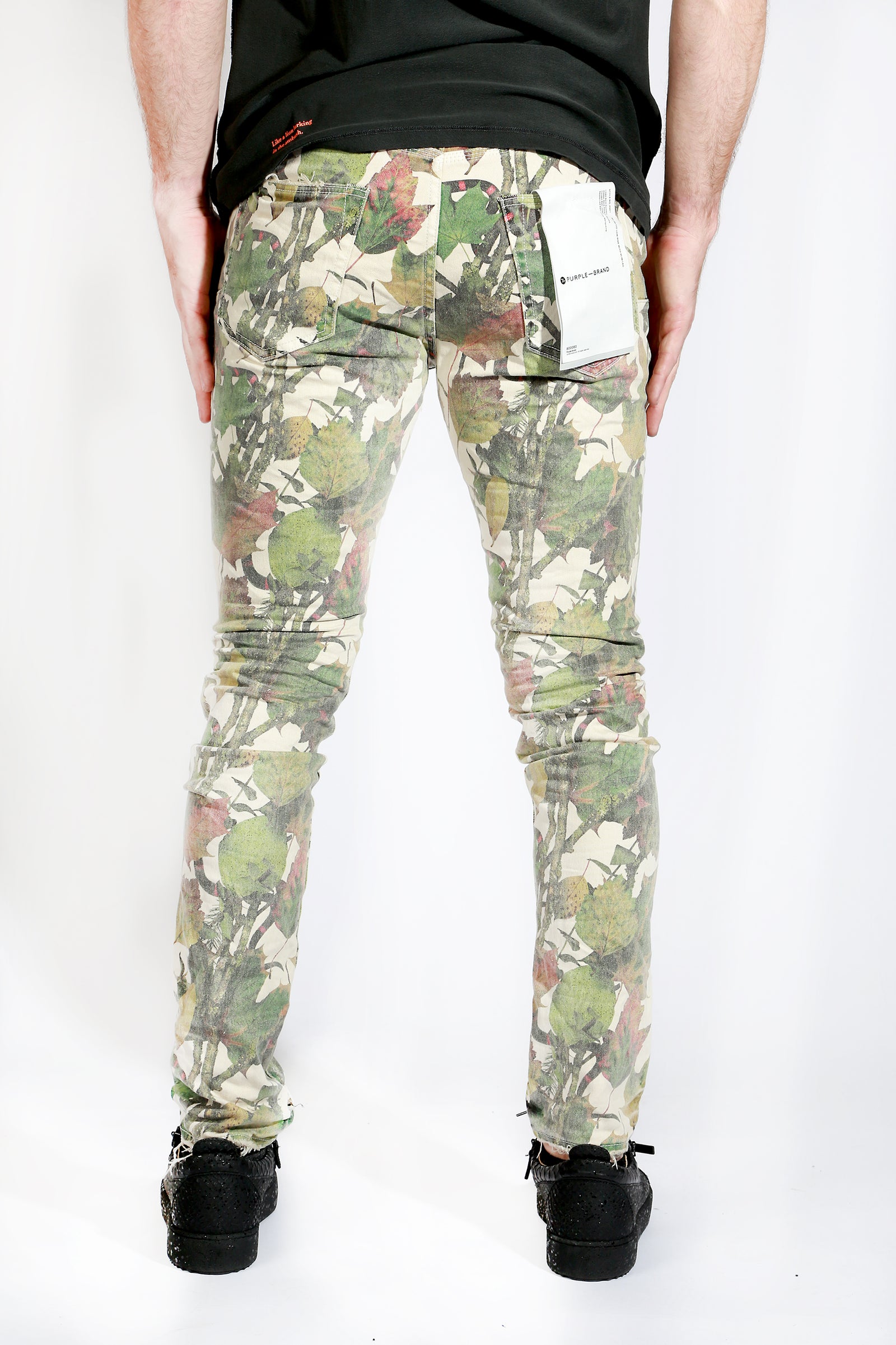 Purple Brand Washed Camo Tan Snake in Tan/Camo – view 2 of 6