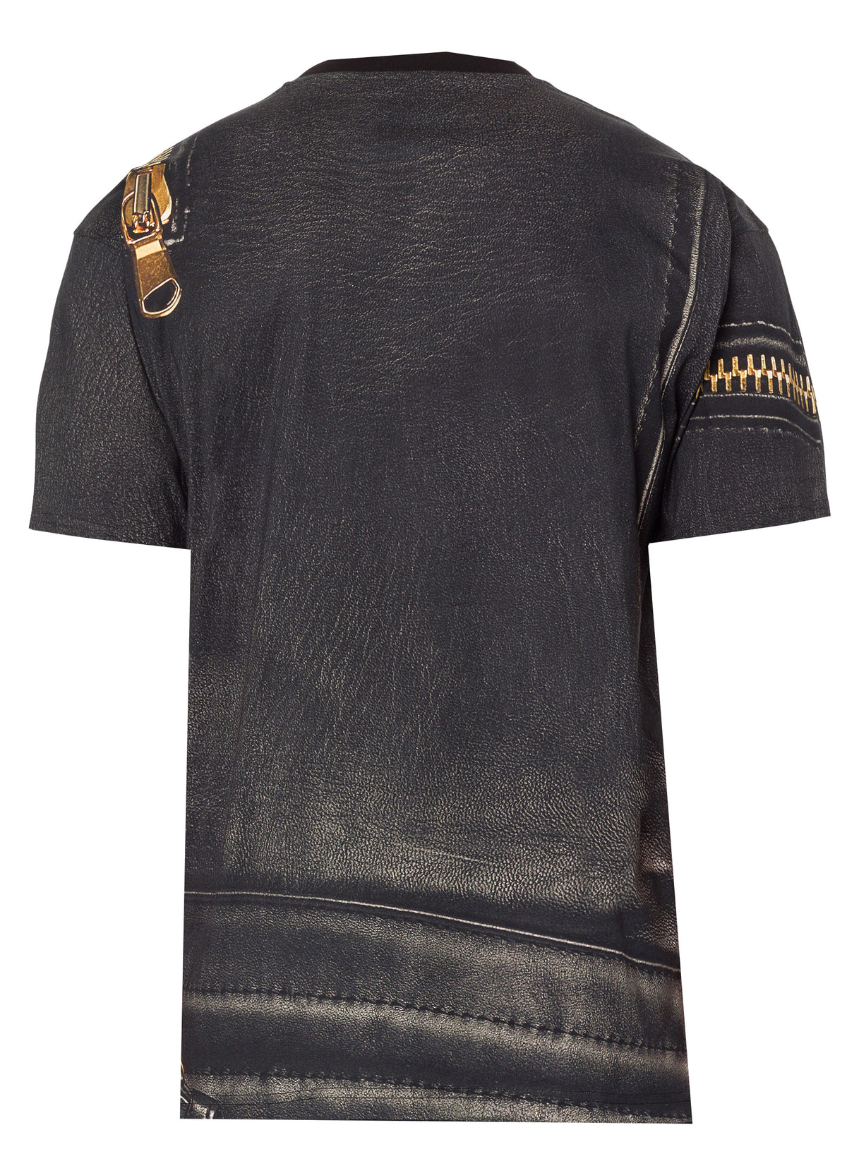 Moschino Leather Logo Tee Shirt