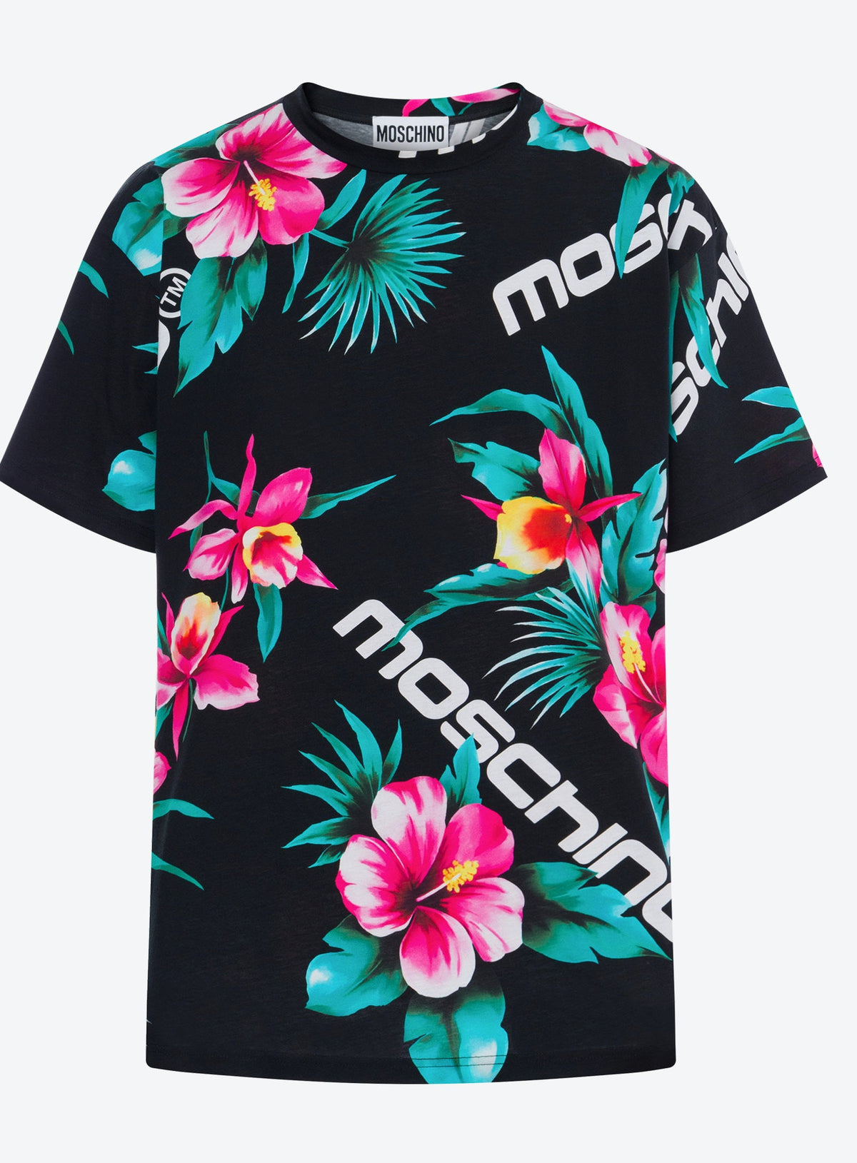 Hibiscus Print Jersey T-shirt