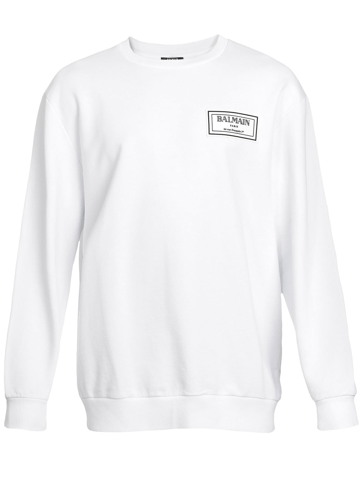 BALMAIN GRADIENT SWEATSHIRT - WHITE