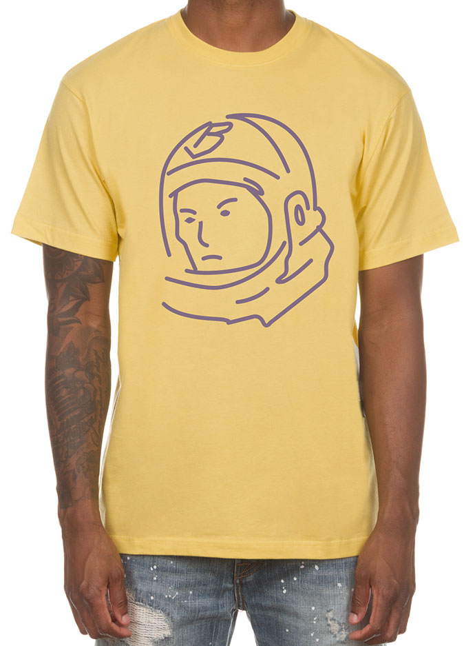 Billionaire Boys Club BB Helmet Short Sleeve Tee in sundress yellow – view 1 of 2