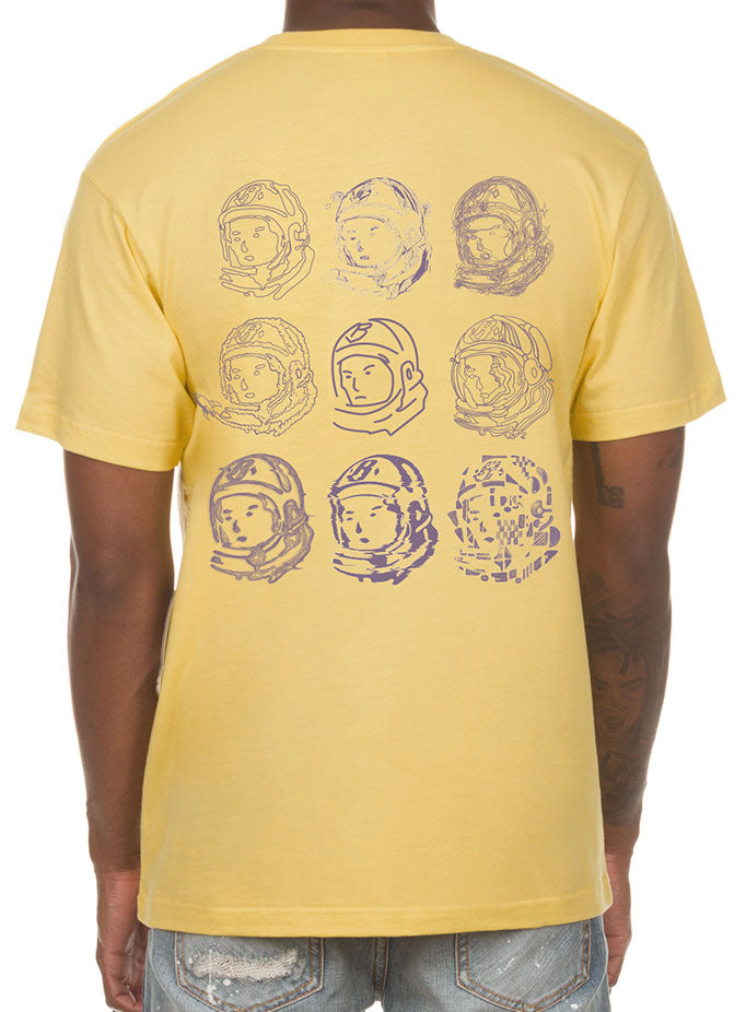Billionaire Boys Club BB Helmet Short Sleeve Tee in sundress yellow – view 2 of 2