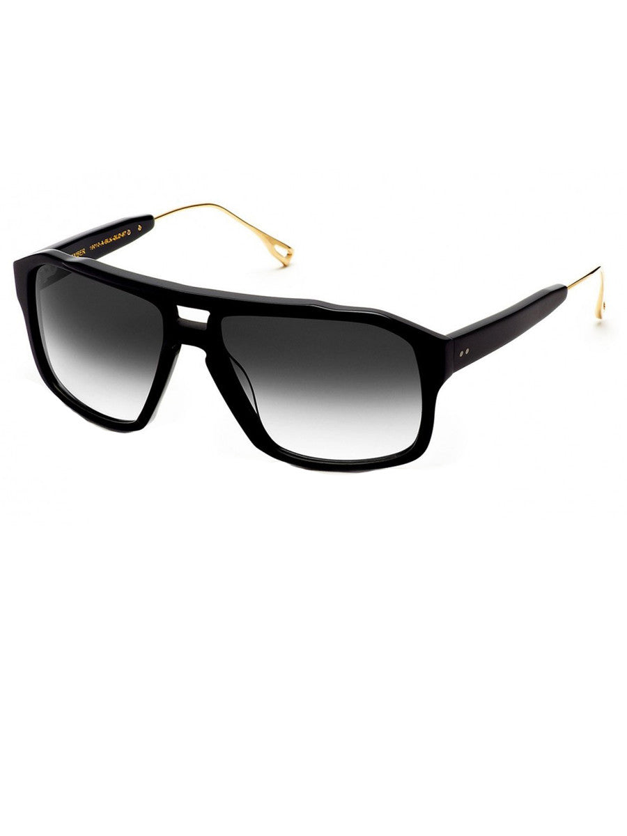 DITA Chamber aviator sunglasses in matte black — alternate view