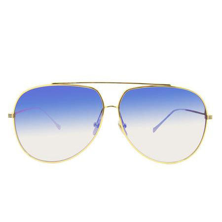DITA Condor Limited Edition Aviator Sunglasses in white gold – view 1 of 2