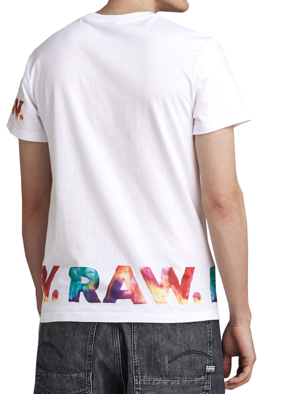 RAW REPEAT R T S/S - WHITE