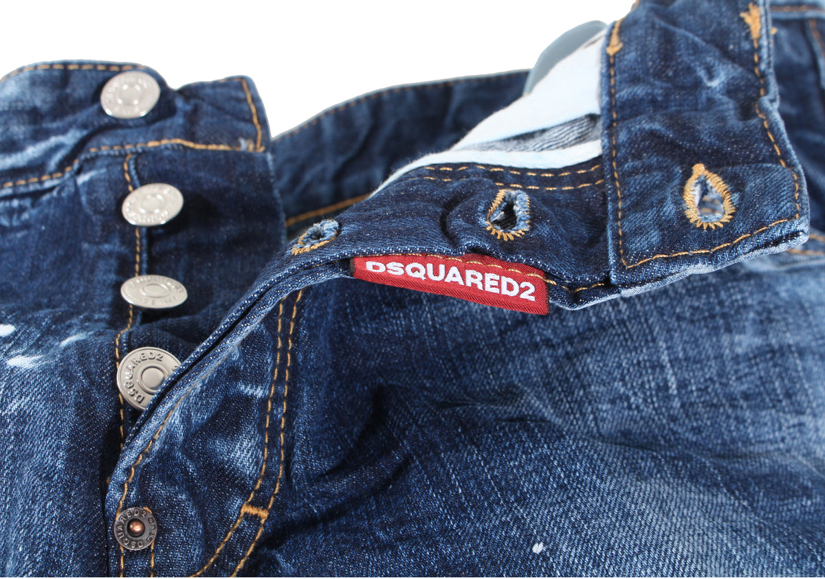 Bleached Cool Guy Jean - Blue