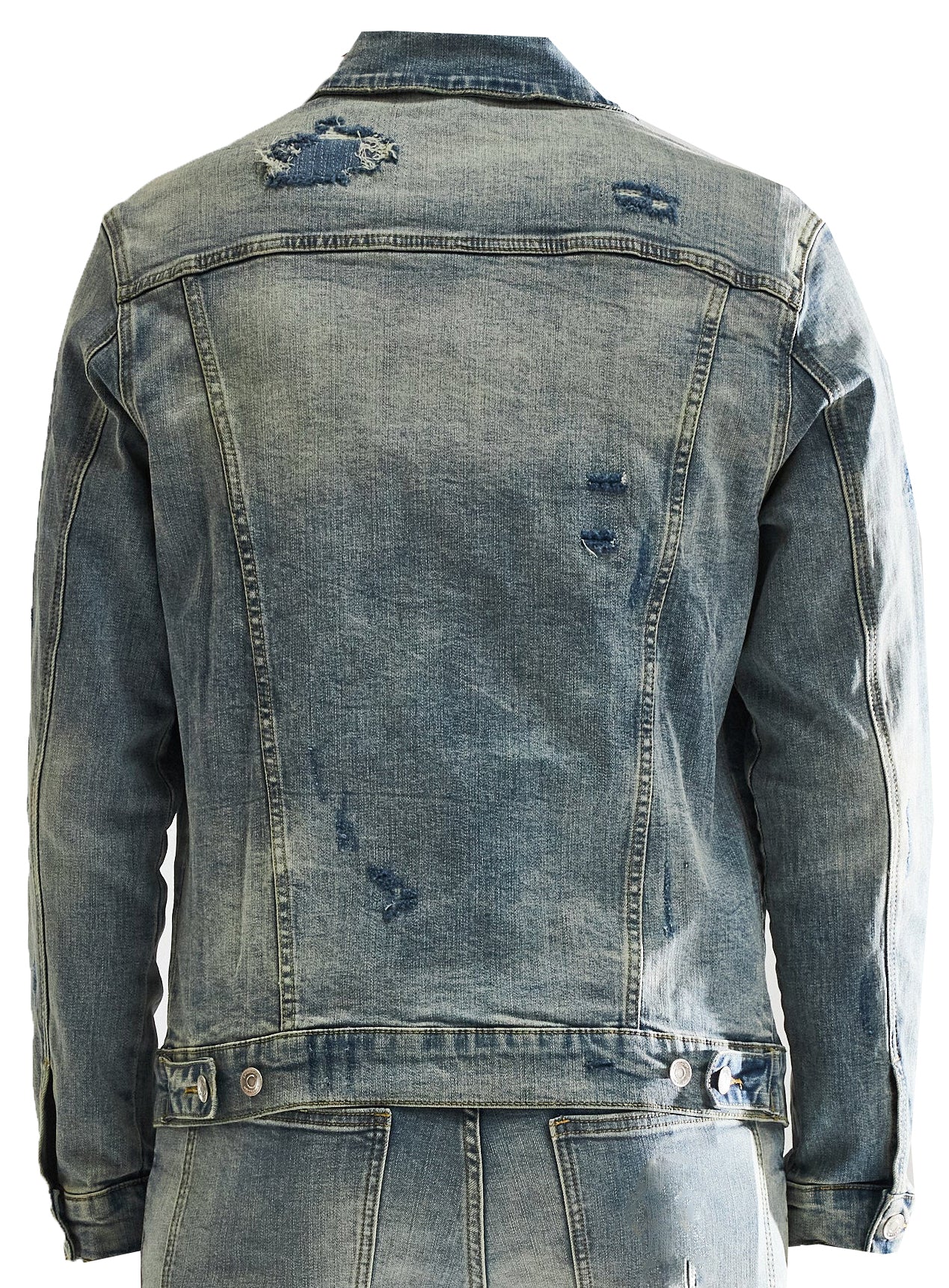 Embellish men's Stefan denim jacket in blue – view 2 of 2