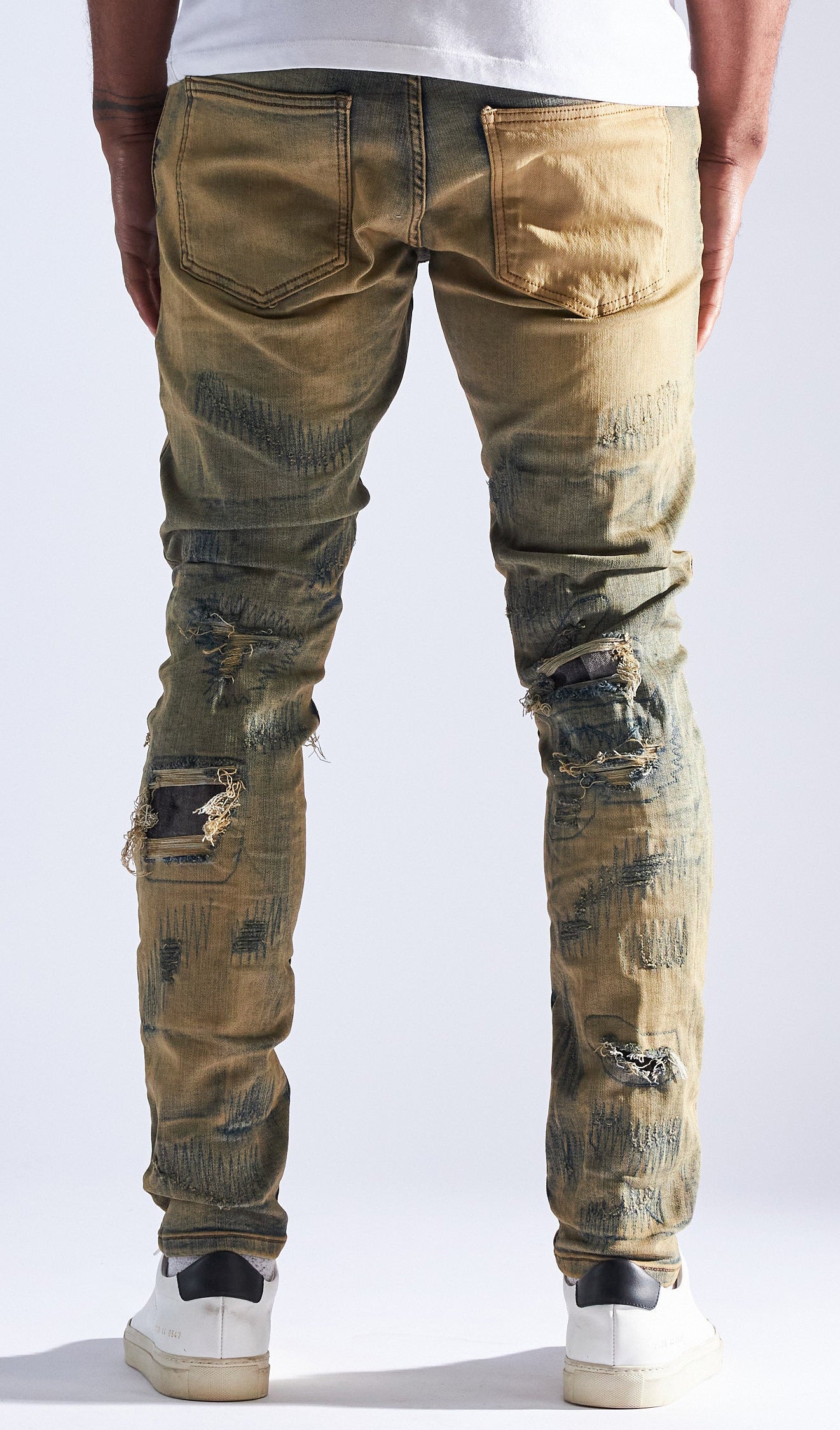 Embellish Bertha Denim in sand – view 2 of 2