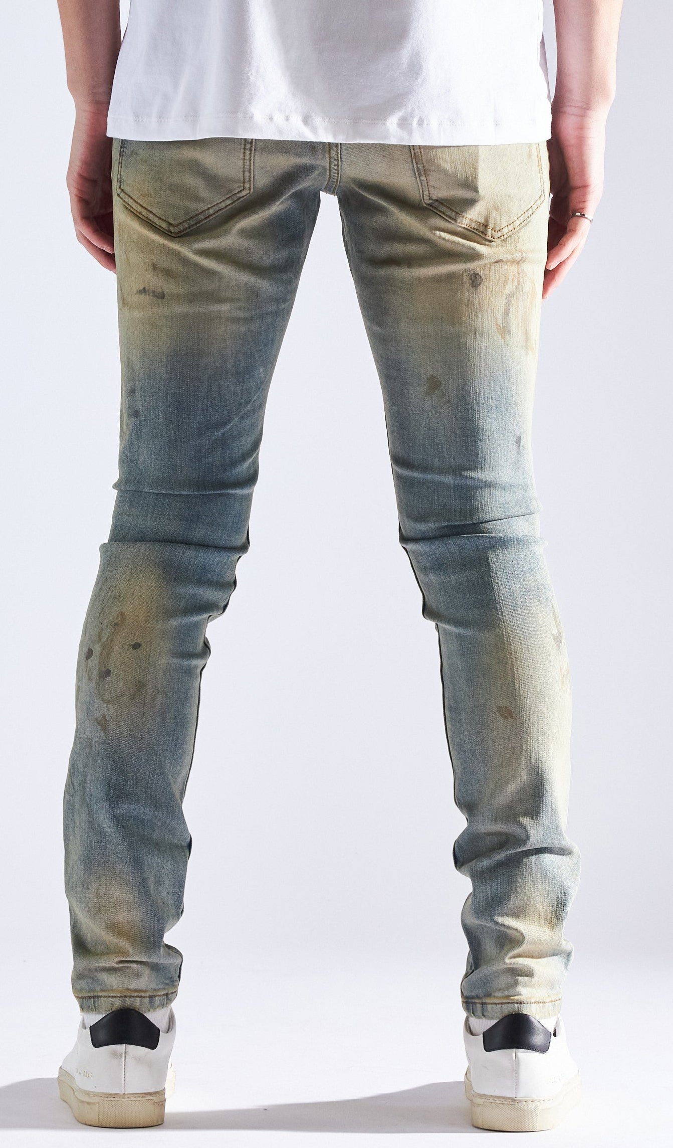 Embellish Fash Standard distressed skinny Jeans in light blue – view 2 of 2