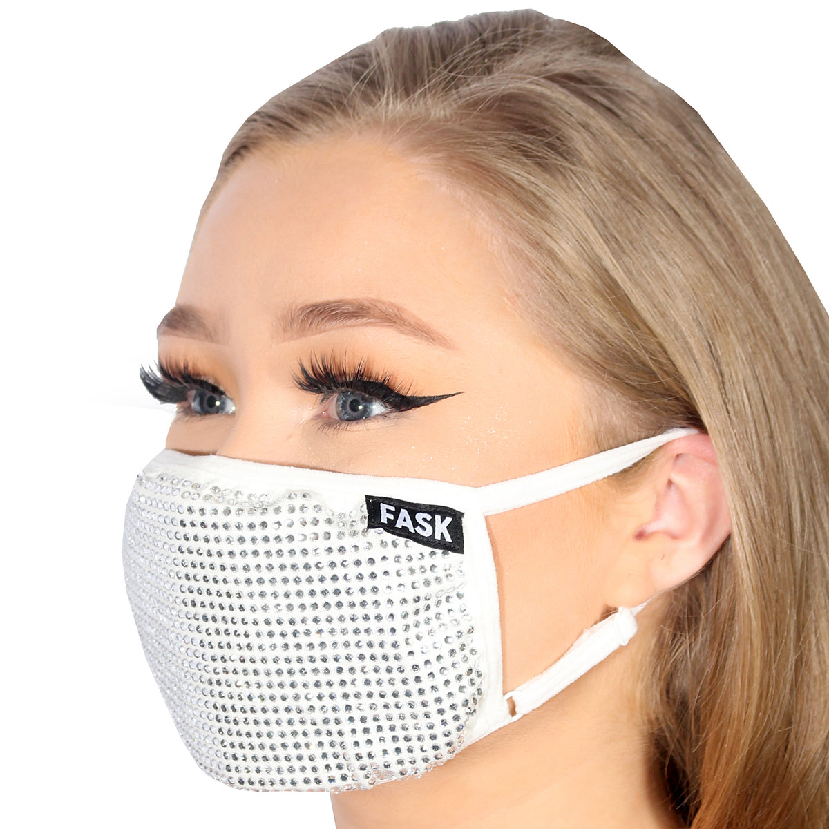 FASK Full Stoned Cotton 2.0 Stoned Mask with Interchangeable Filter and Adjustable Size Strap