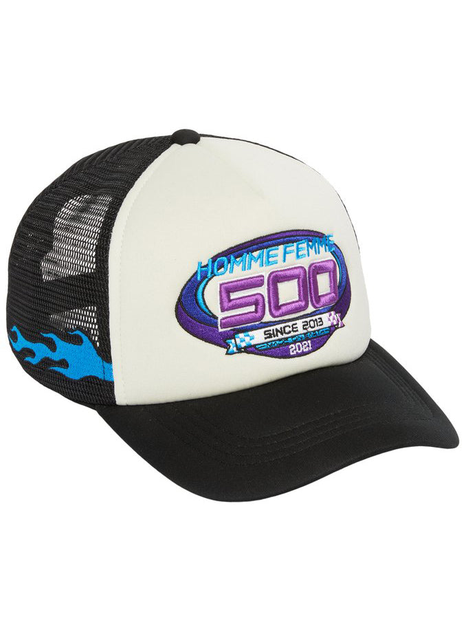 Homme + Femme 500 Crew Trucker Hat - Black and Grey – view 1 of 4