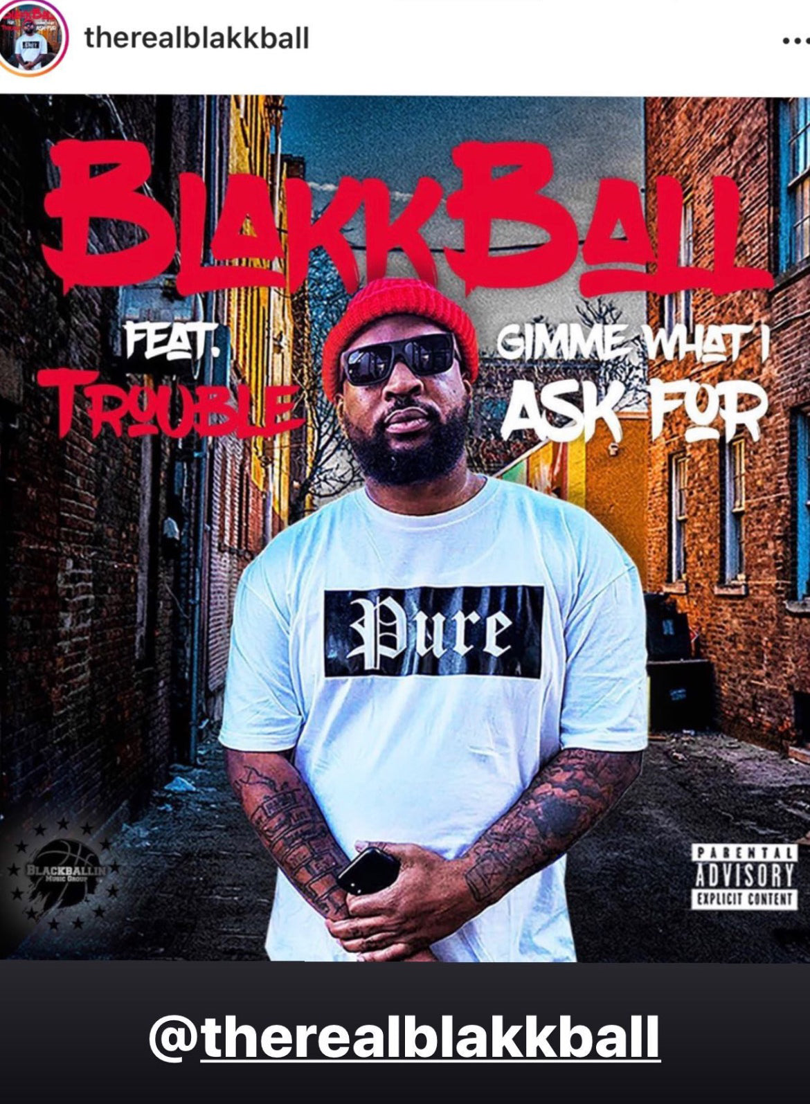 New 2021 Stretch Pure Tee White with Black Block Logo