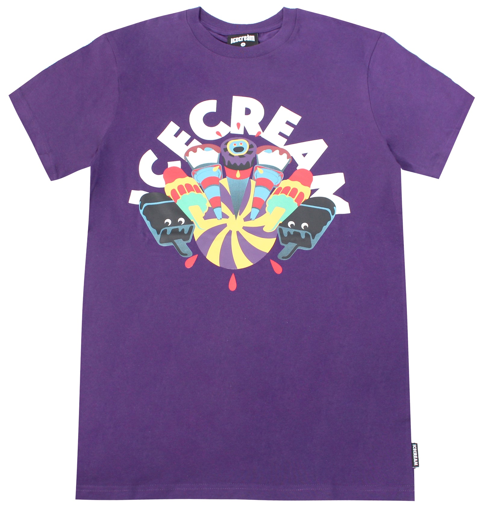 Icecream Mint Short Sleeve Tee in acai