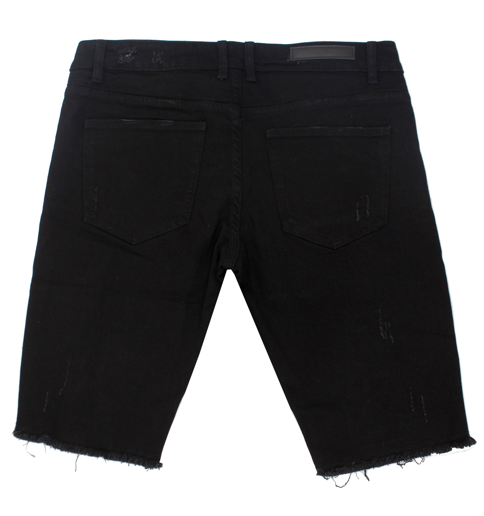 Embellish Summit Patchwork Shorts in black – view 4 of 4