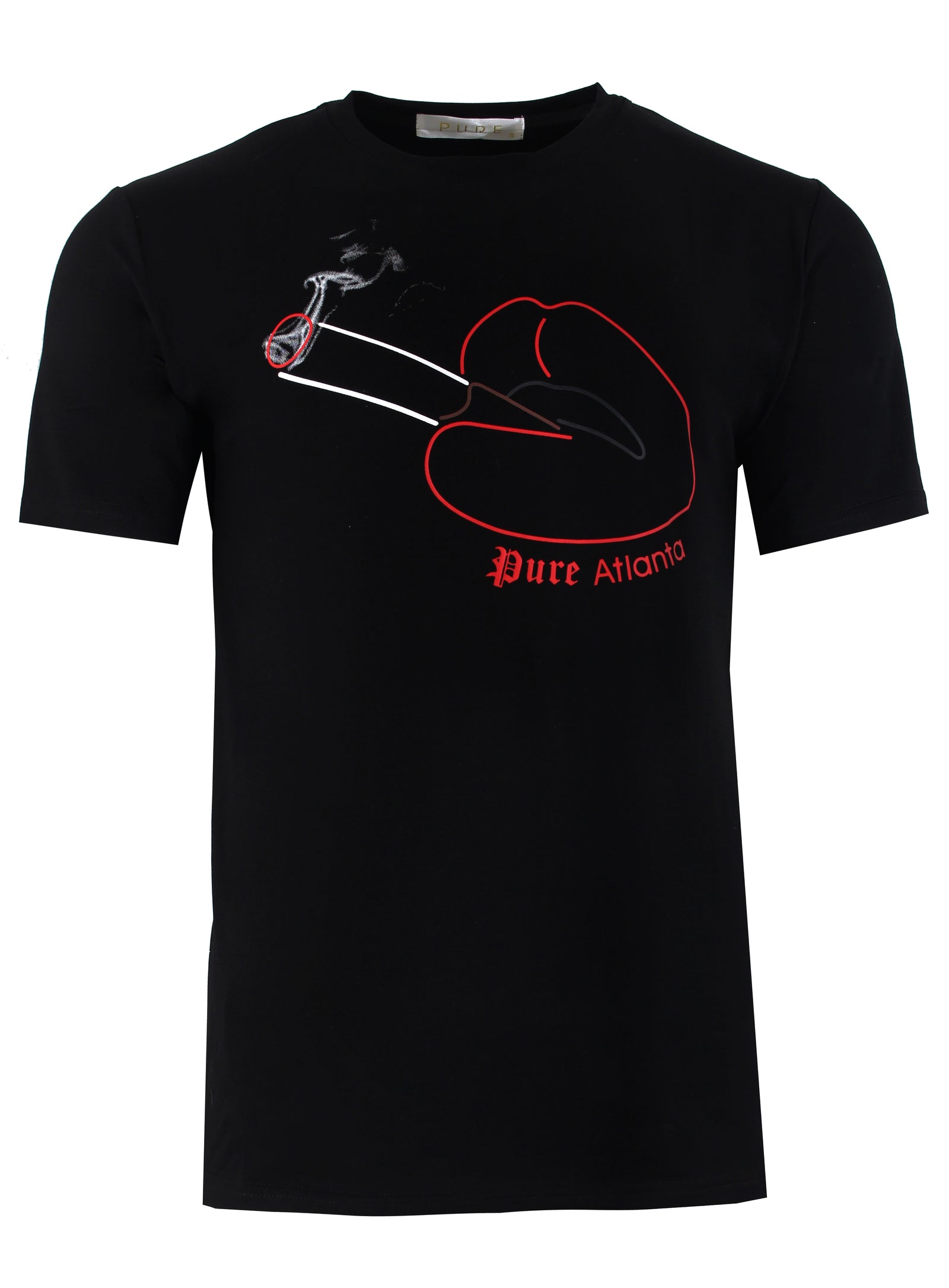 Pure Clean Lips Tee in black – view 1 of 4