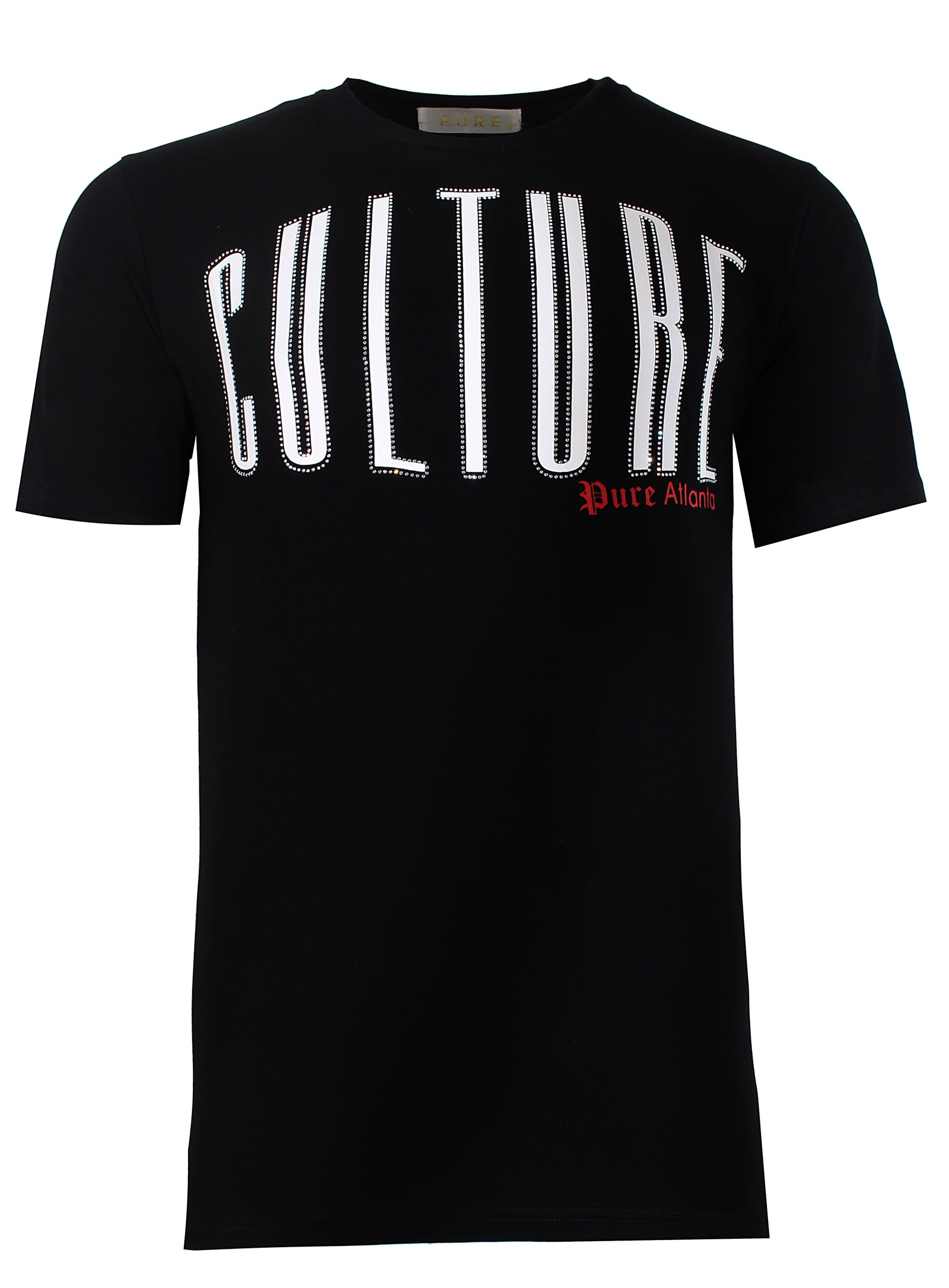 Pure Culture Diamond Tee in black – view 1 of 8