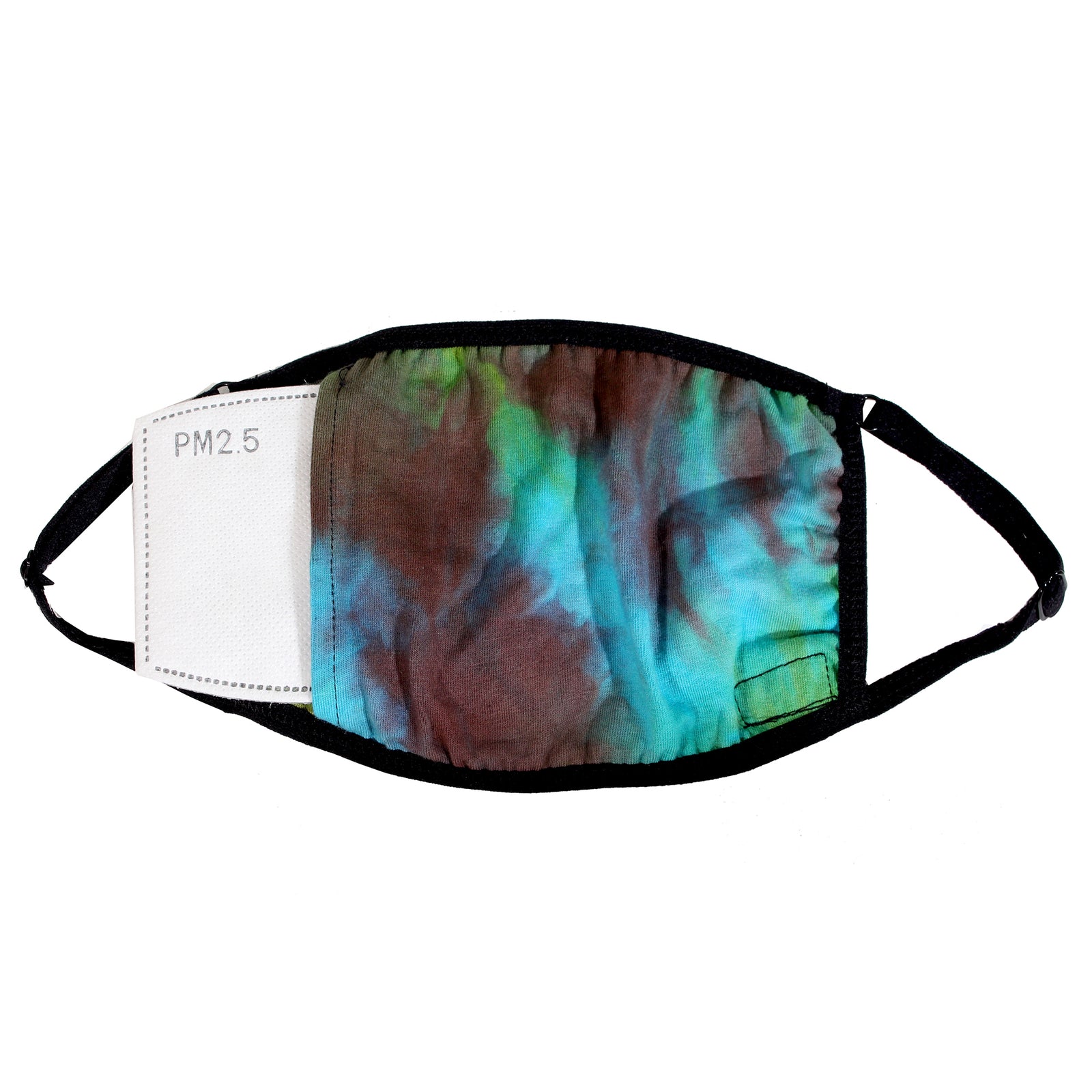 FASK Tie Dye Mask in blue and pink – view 2 of 2