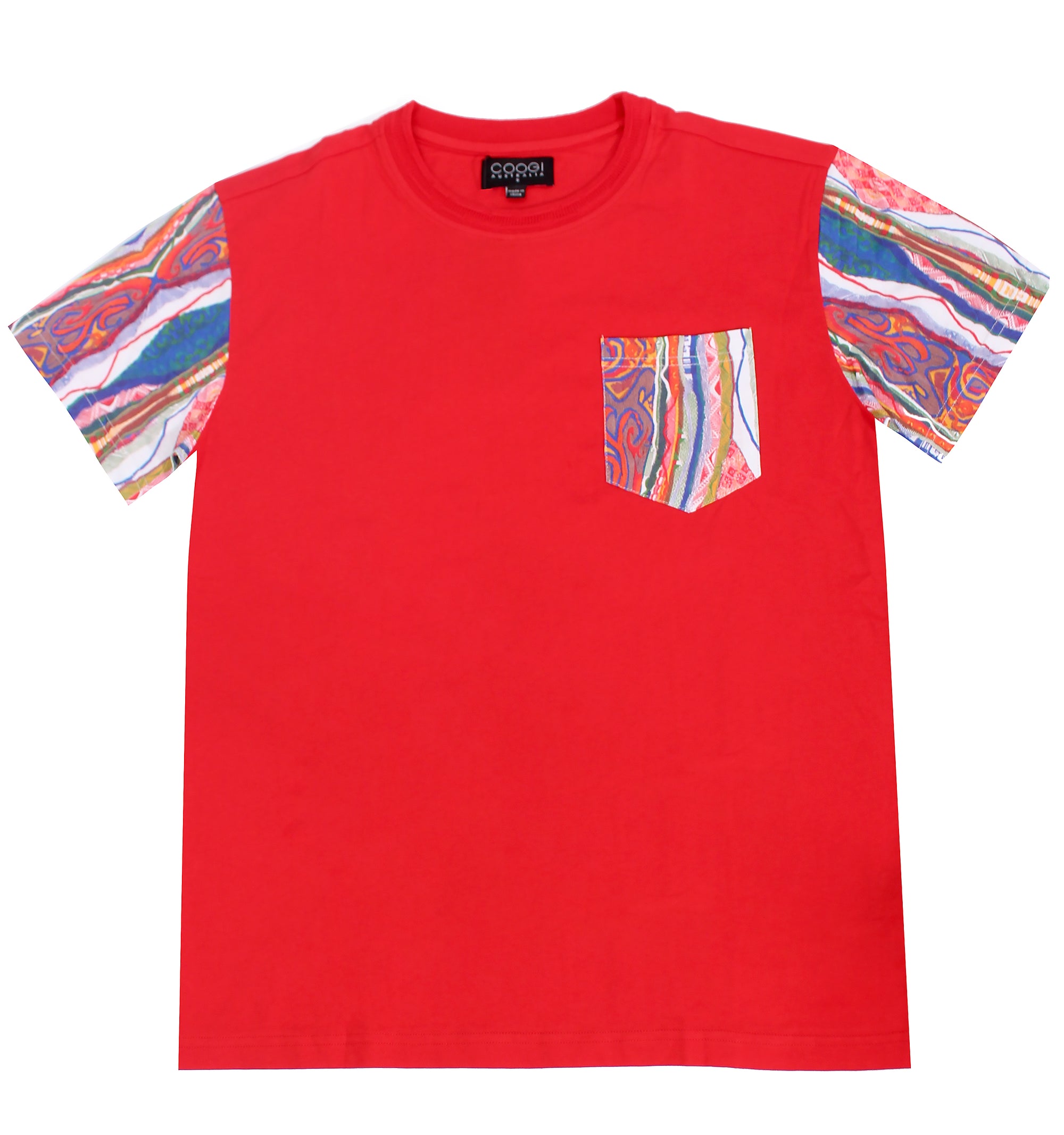 Coogi Classic Patchwork Tee - Red