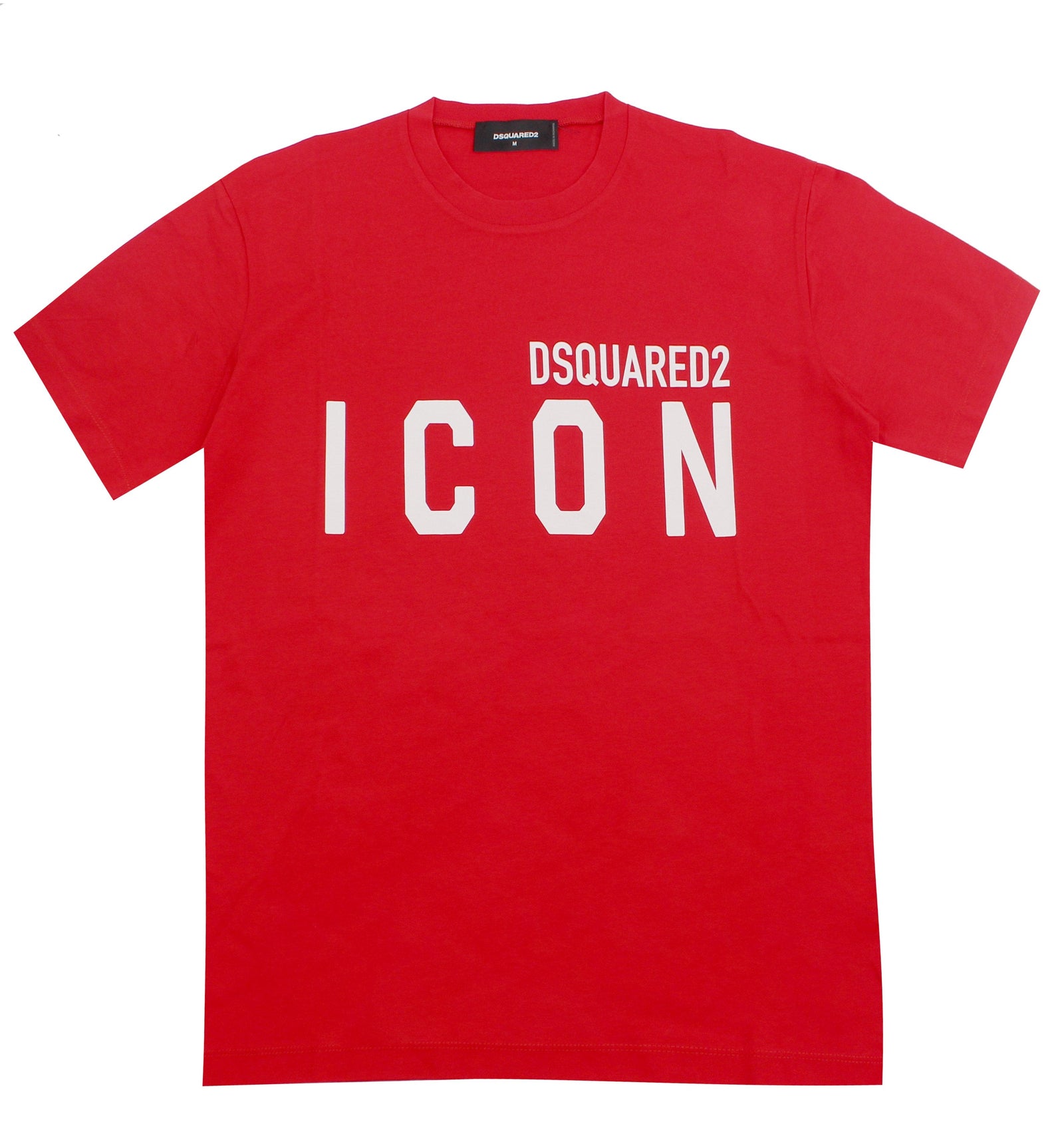 DSQUARED2 Large Icon Logo Tee in red – view 1 of 2