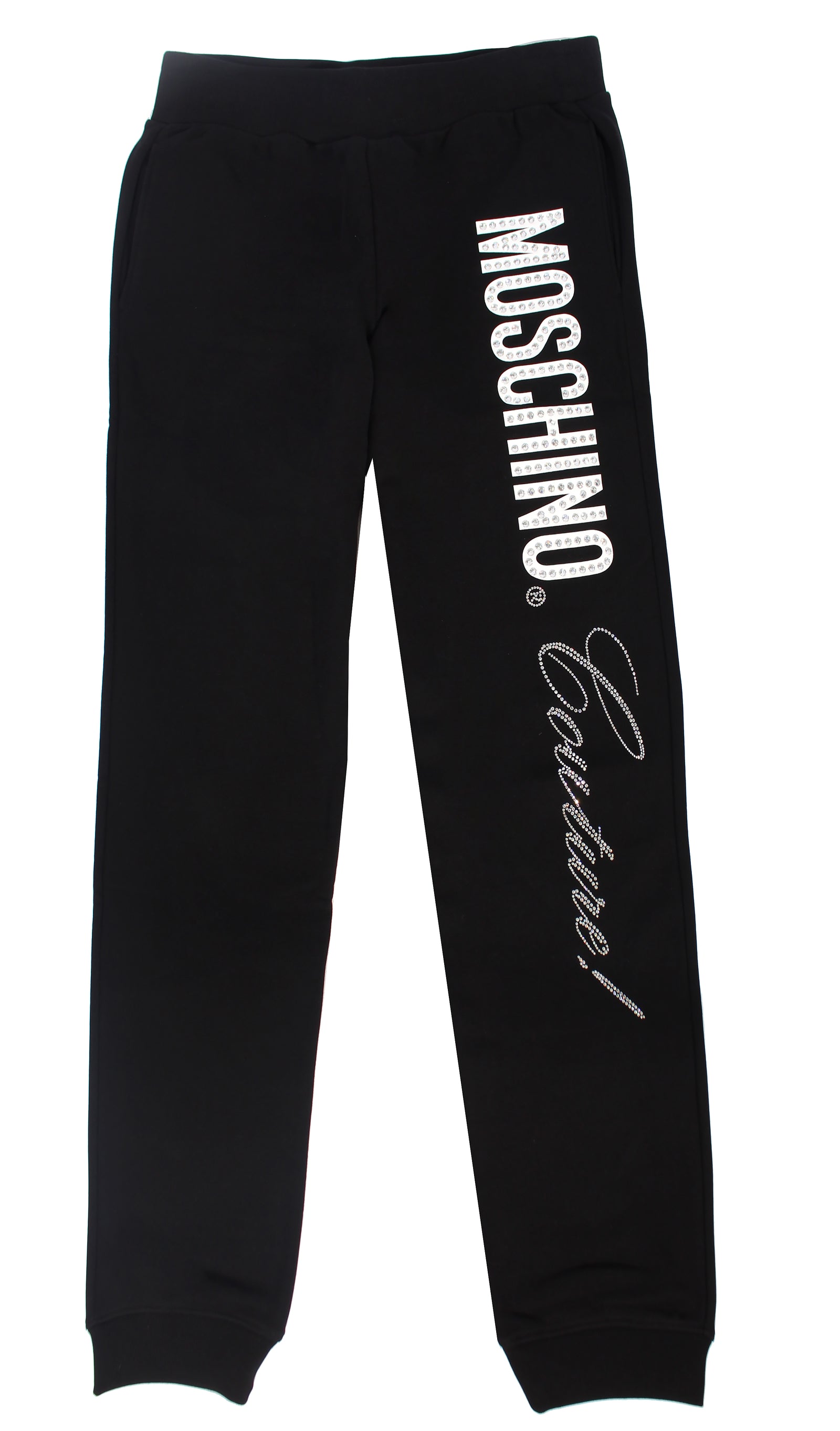 Moschino Crystal Sweatpants in black – view 1 of 3