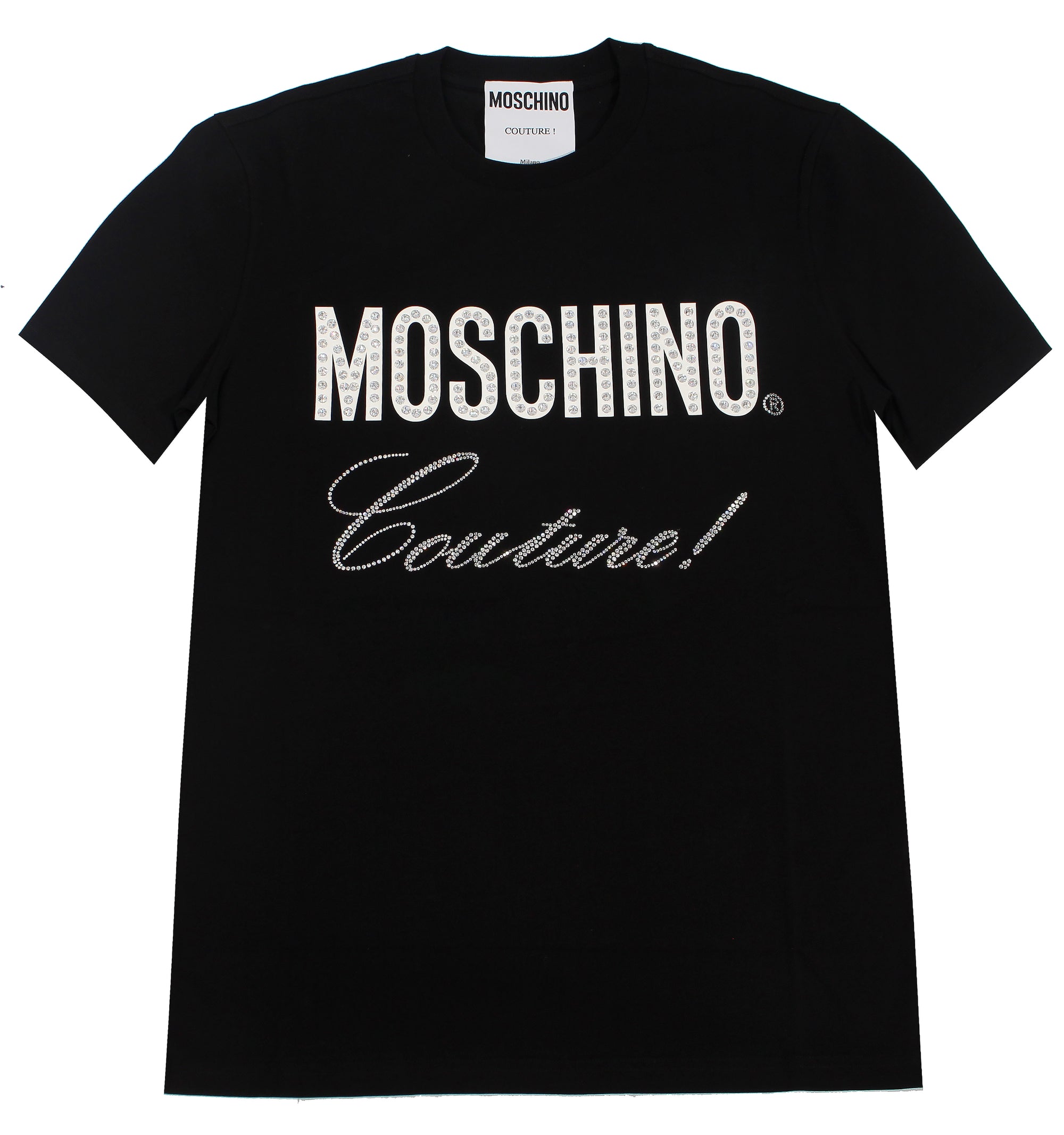 Moschino Couture Embellished Tee - Black