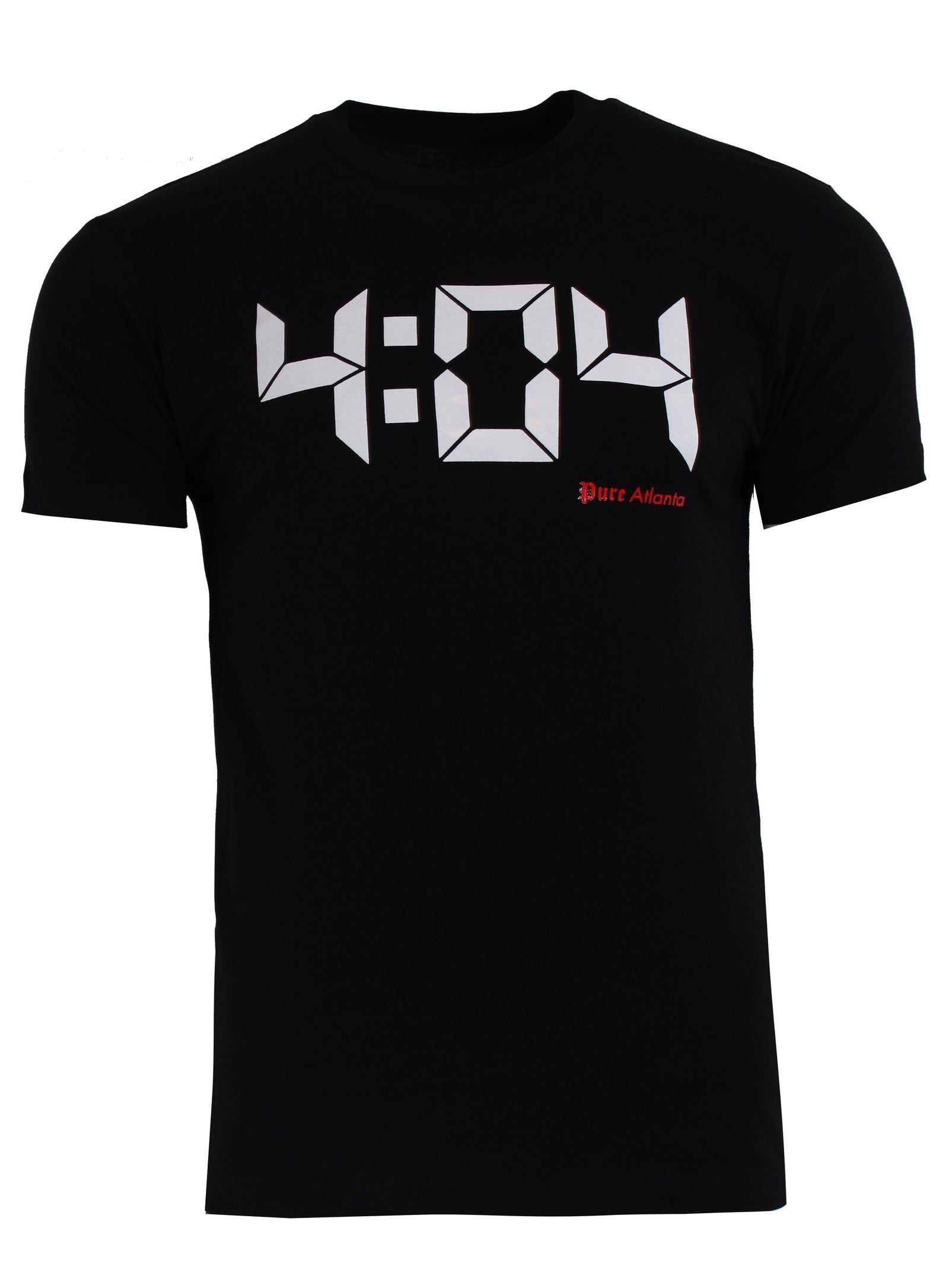 Pure 4:04 Pure Atlanta Time Tee Shirt in black – view 3 of 4