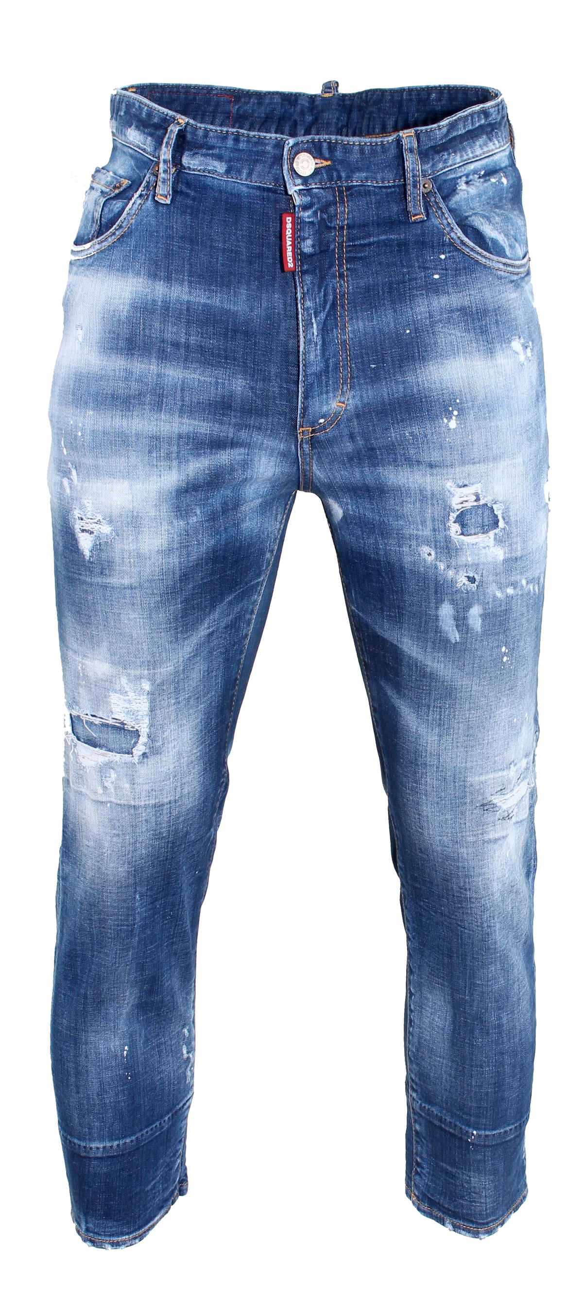 Men's Dsquared2 Holy Dark Wash Brad Jeans