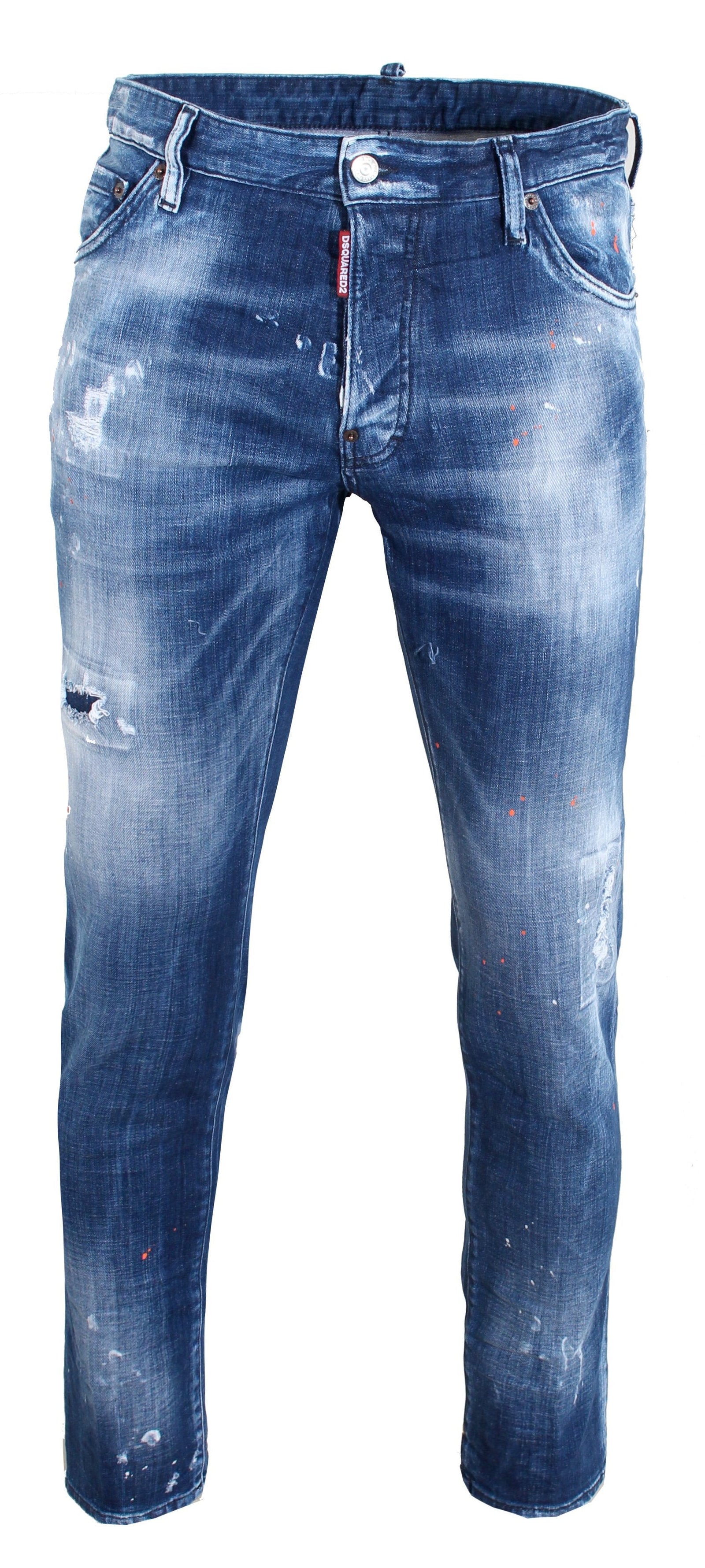 DSQUARED2 Medium Orange Country Wash Cool Guy Jeans in medium wash – view 1 of 3