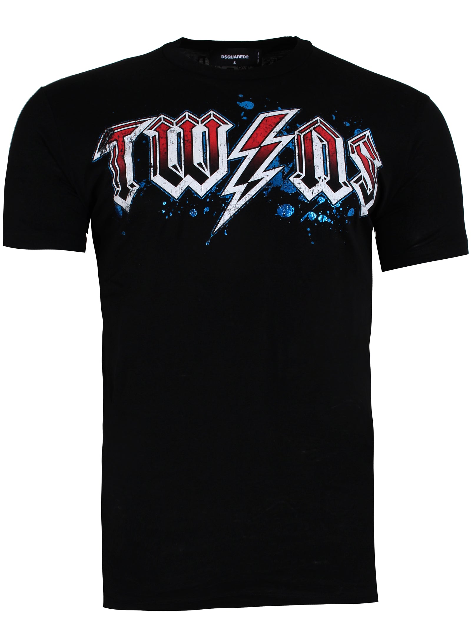 DSQUARED2 Men's Twin Concert Tour Tee in black