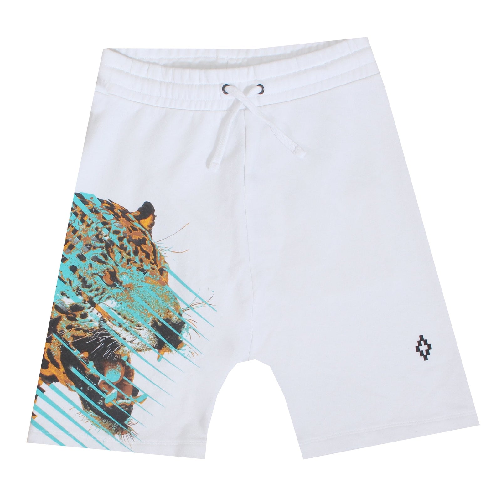 Kids Marcelo Burlon Leopard Bermuda Shorts in white – view 1 of 2
